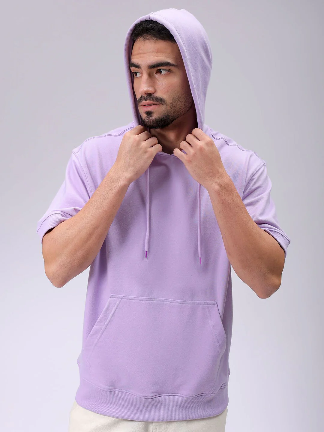 The Indian Garage Co Men Hooded Short Sleeves Sweatshirt - Image 2