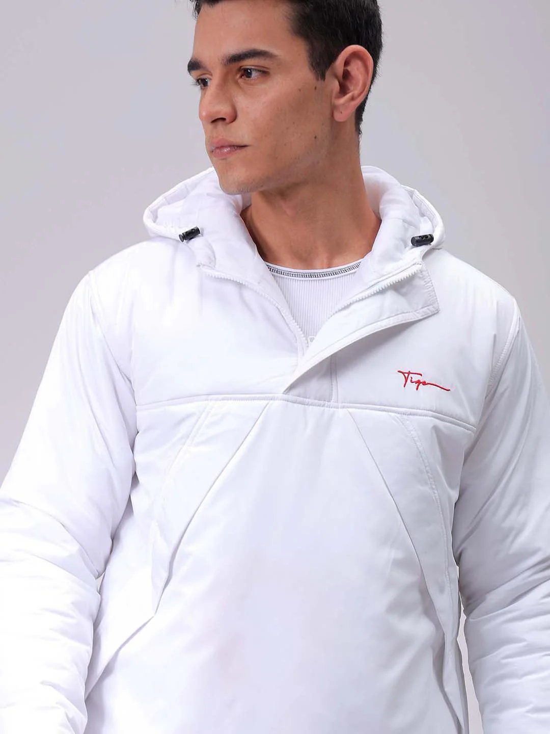 The Indian Garage Co Men Hooded Slim Fit Bomber Jacket - Image 7
