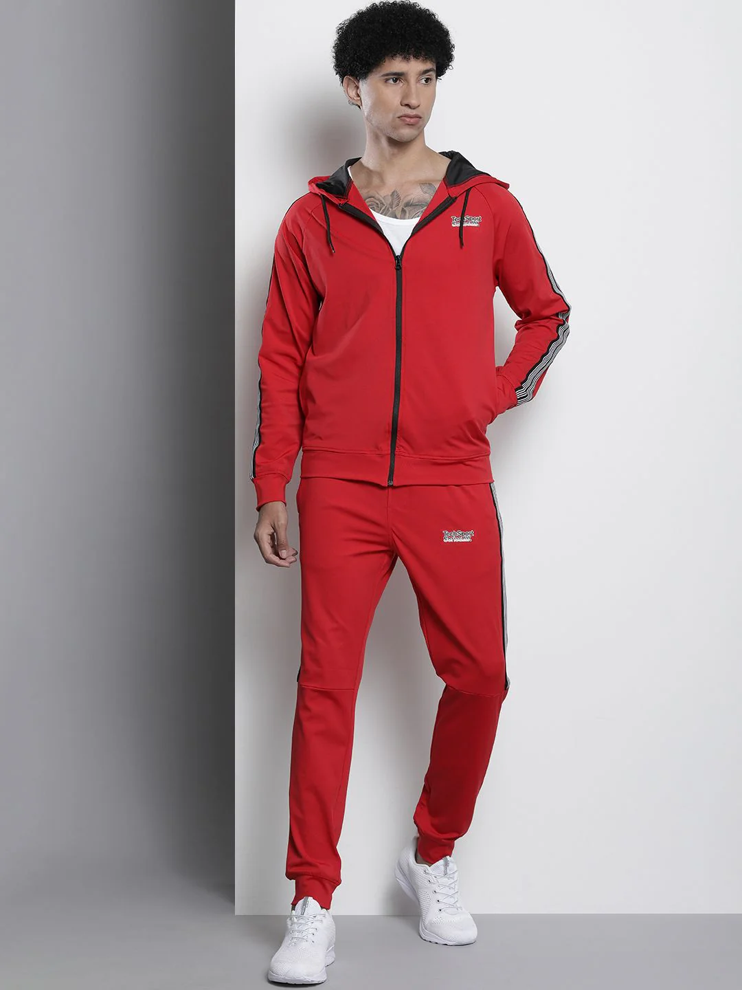 The Indian Garage Co Men Hooded Sweatshirt & Jogger Co-Ord Set - Image 5