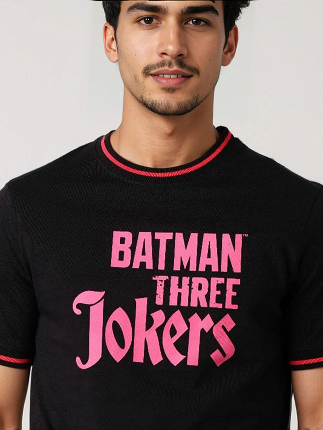 The Indian Garage Co Men Joker Graphic Printed Round Neck Cotton T-shirt - Image 2