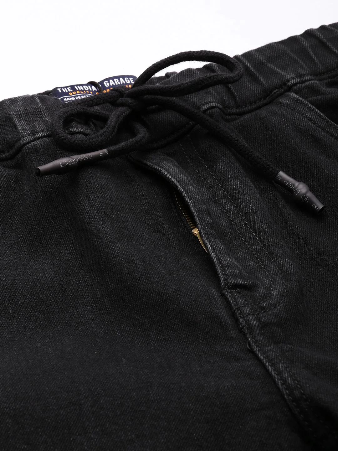 The Indian Garage Co Men Light Fade Ombre Stretchable Jogger Jeans - Image 4