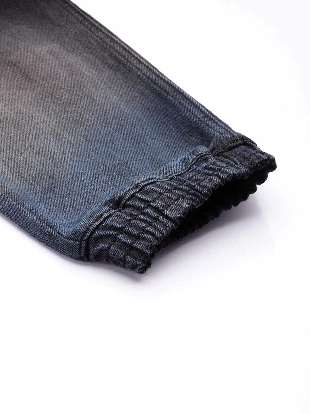The Indian Garage Co Men Light Fade Ombre Stretchable Jogger Jeans - Image 7