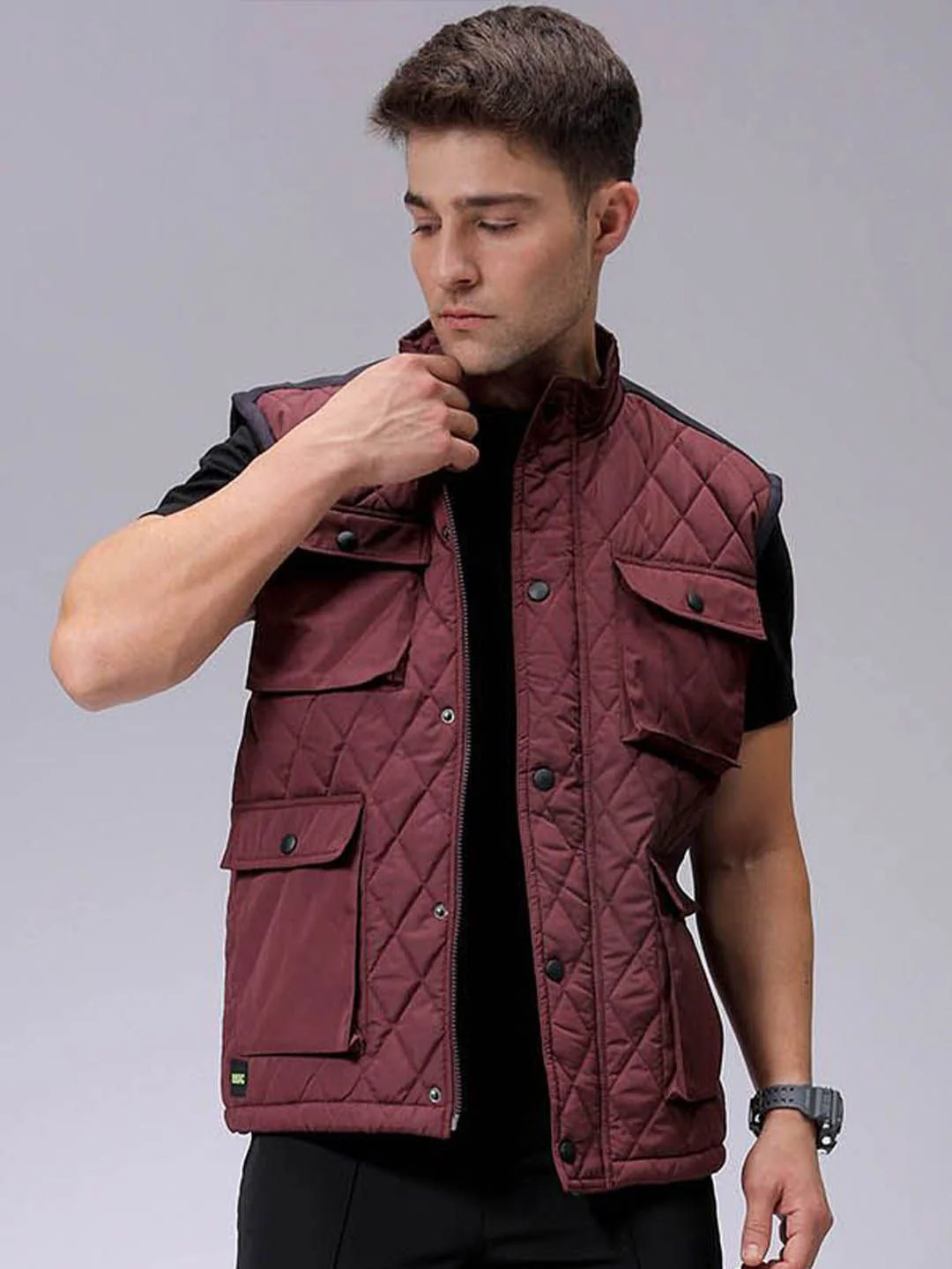 The Indian Garage Co Men Lightweight Puffer Jacket