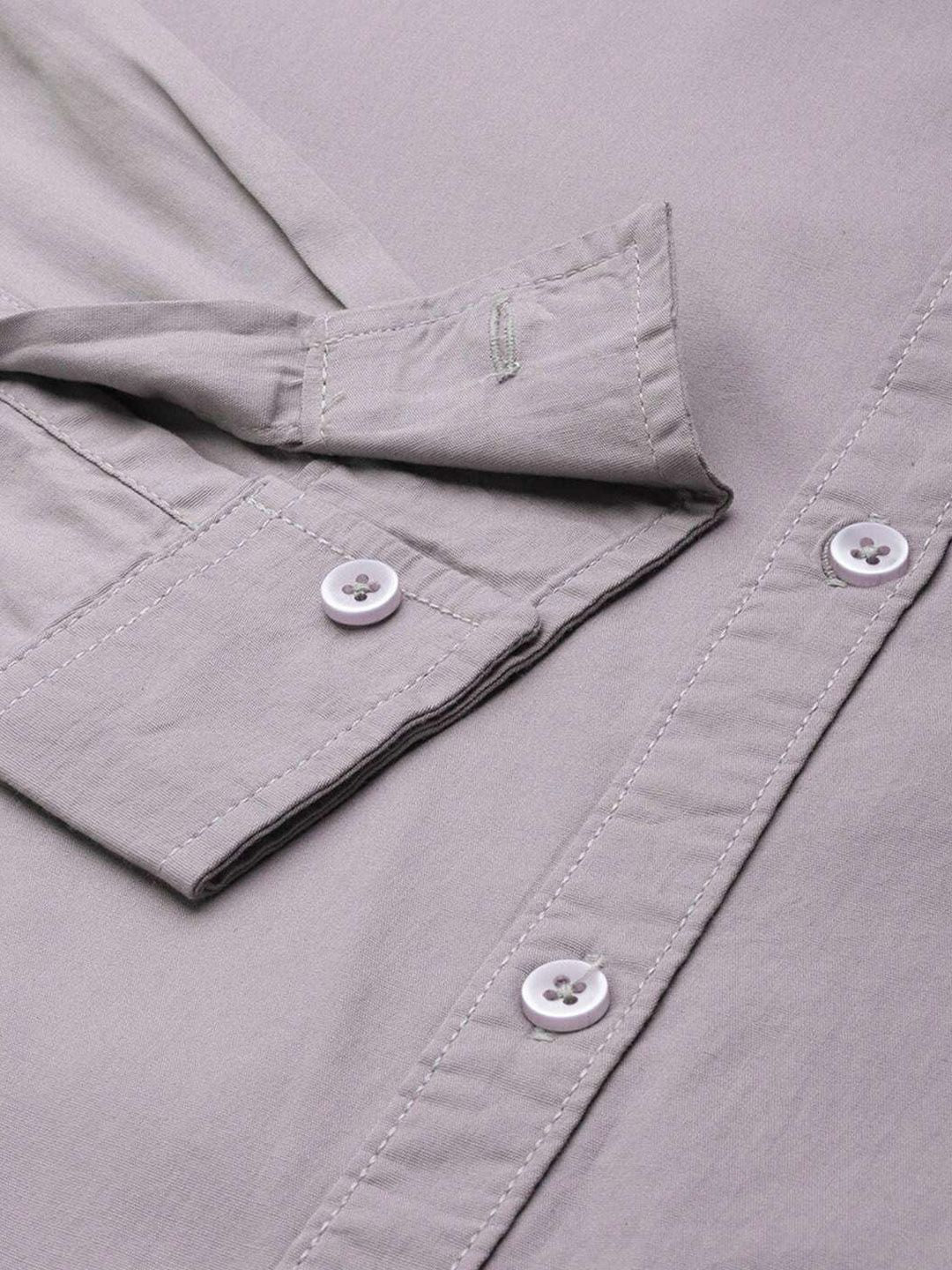 The Indian Garage Co Men Lilac Casual Shirt - Image 6