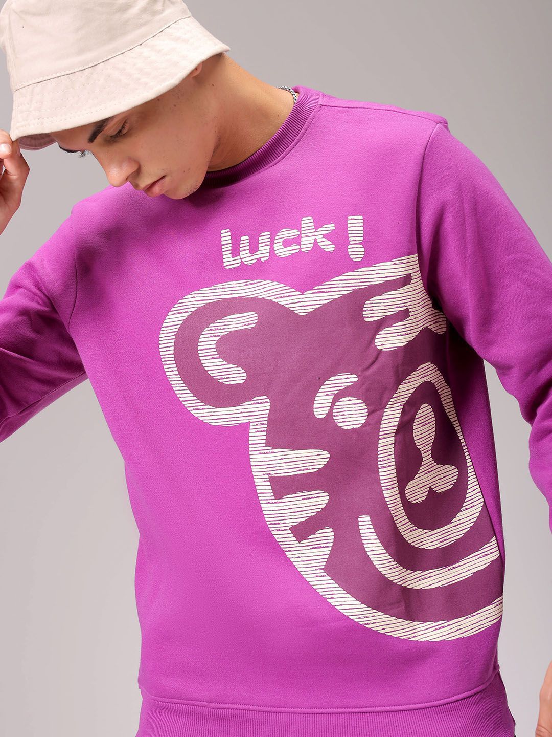 The Indian Garage Co Men Long Sleeves Round Neck Sweatshirt