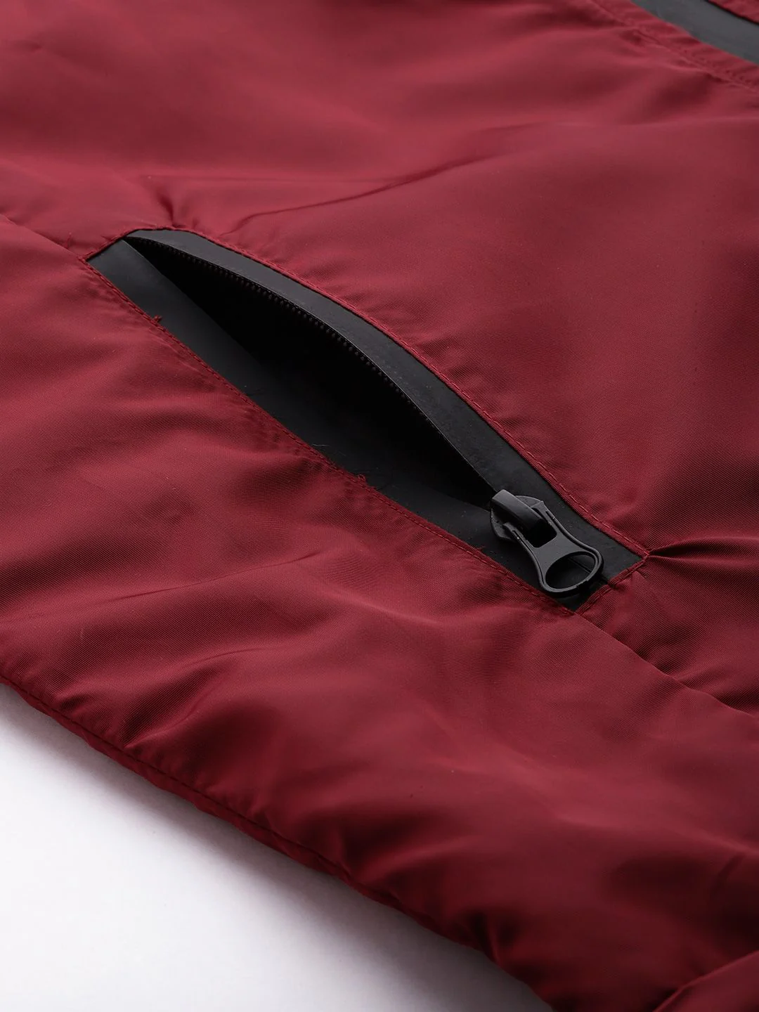 The Indian Garage Co Men Maroon Solid Tailored Jacket - Image 6