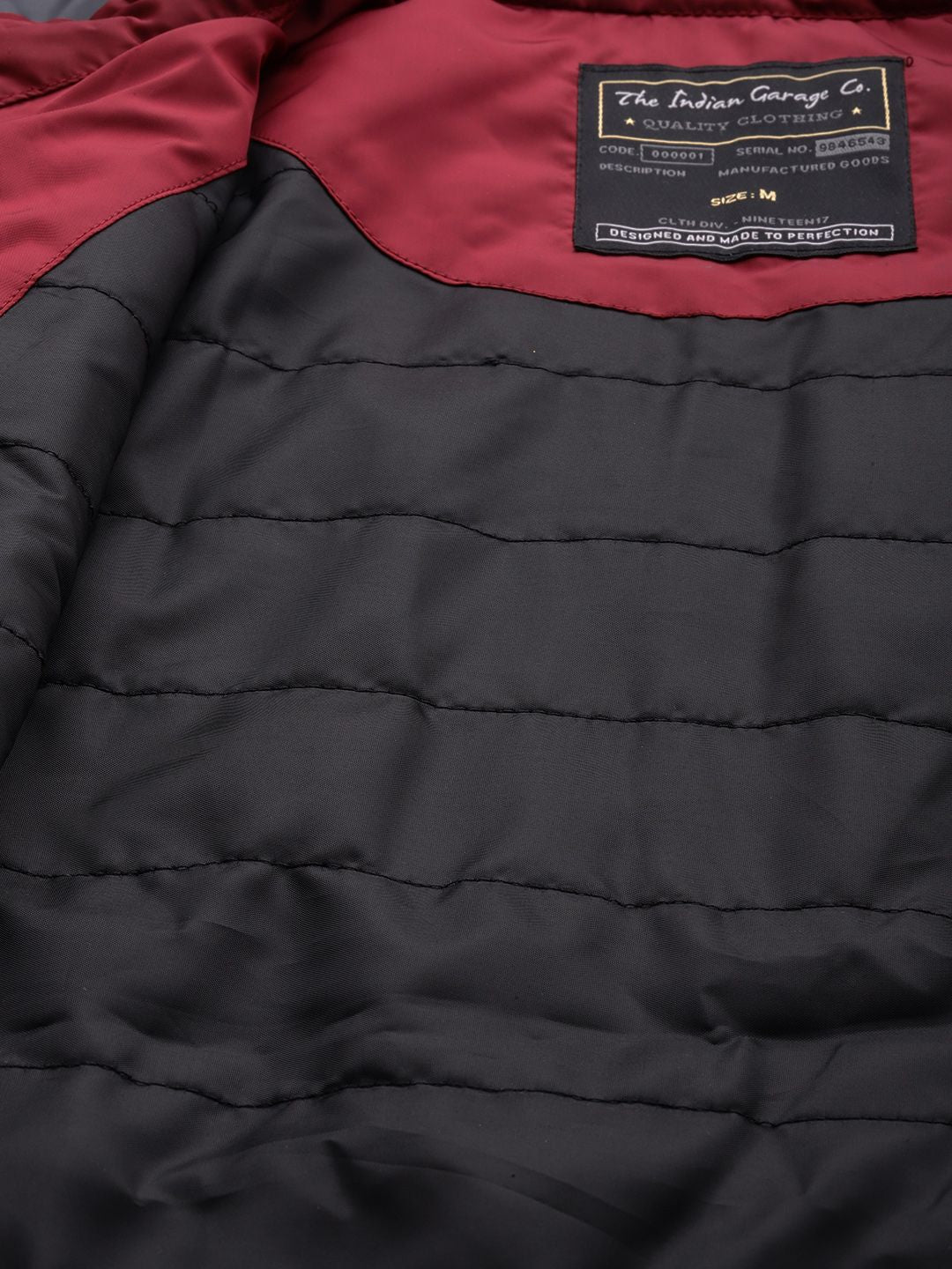 The Indian Garage Co Men Maroon Solid Tailored Jacket - Image 7