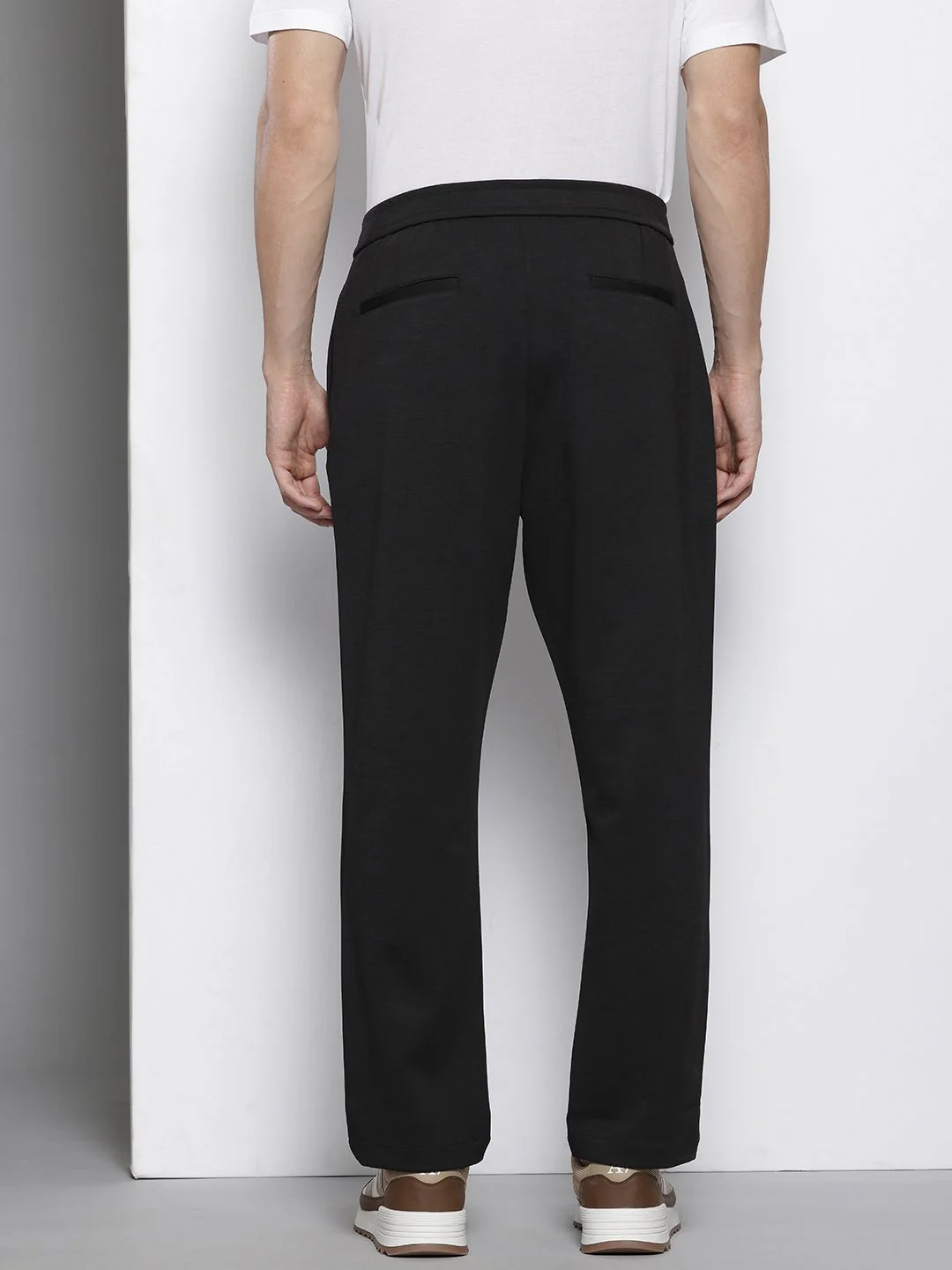 The Indian Garage Co Men Mid-Rise Relaxed Fit Chinos - Image 3