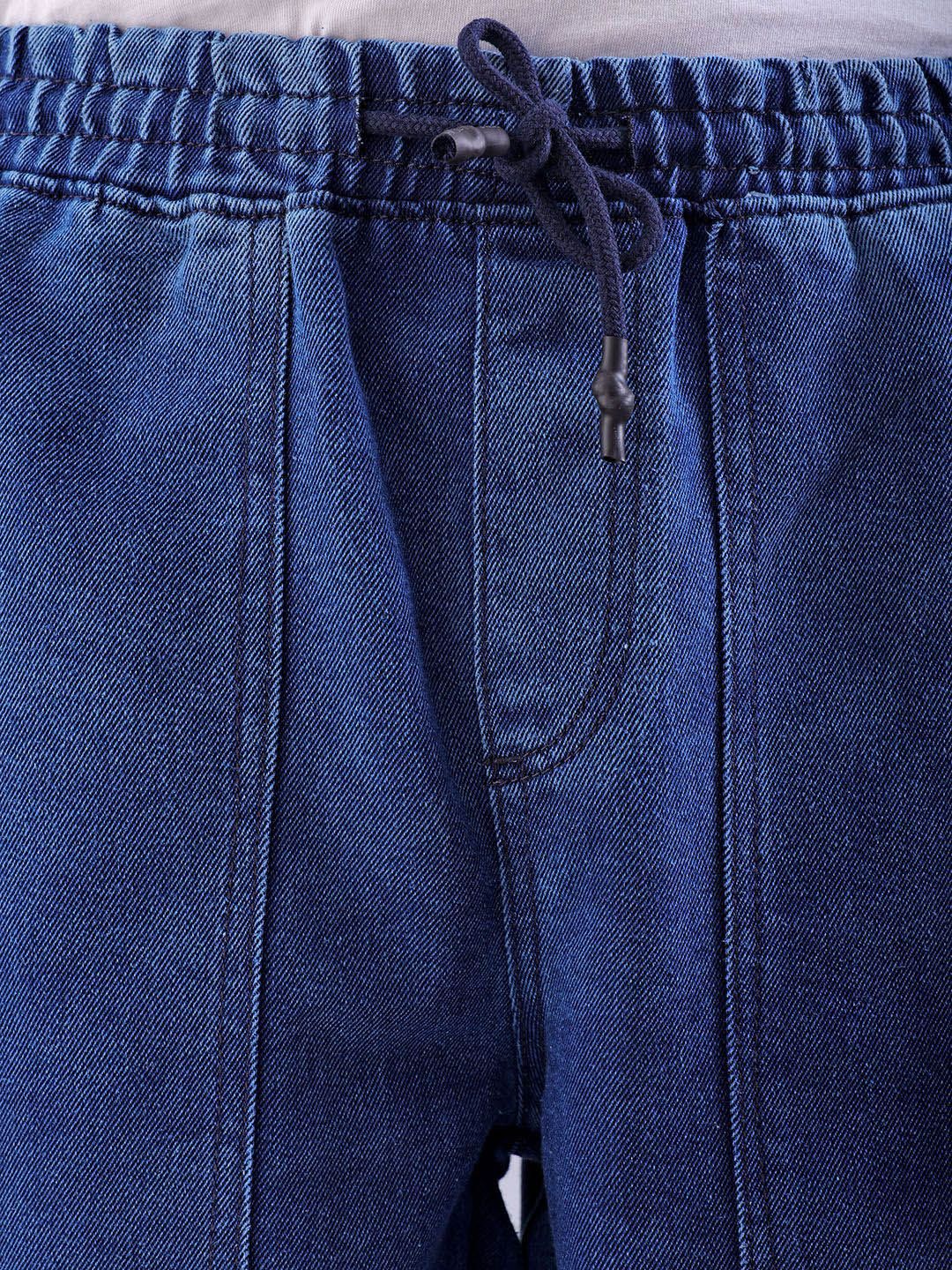 The Indian Garage Co Men Mid-Rise Relaxed Fit Drawstring Slash Knee Jeans - Image 6