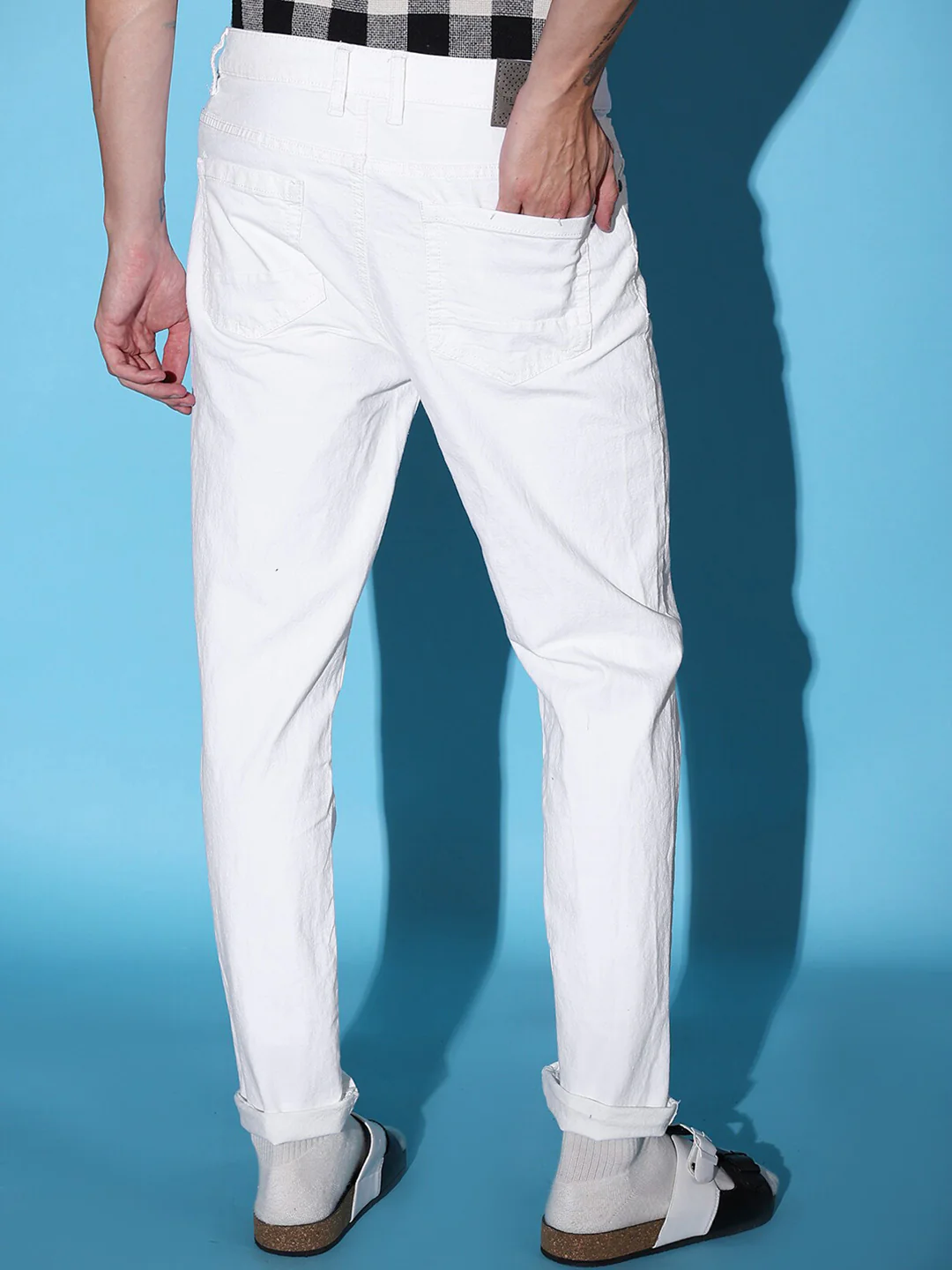 The Indian Garage Co Men Mid-Rise Slim Fit Jeans - Image 3