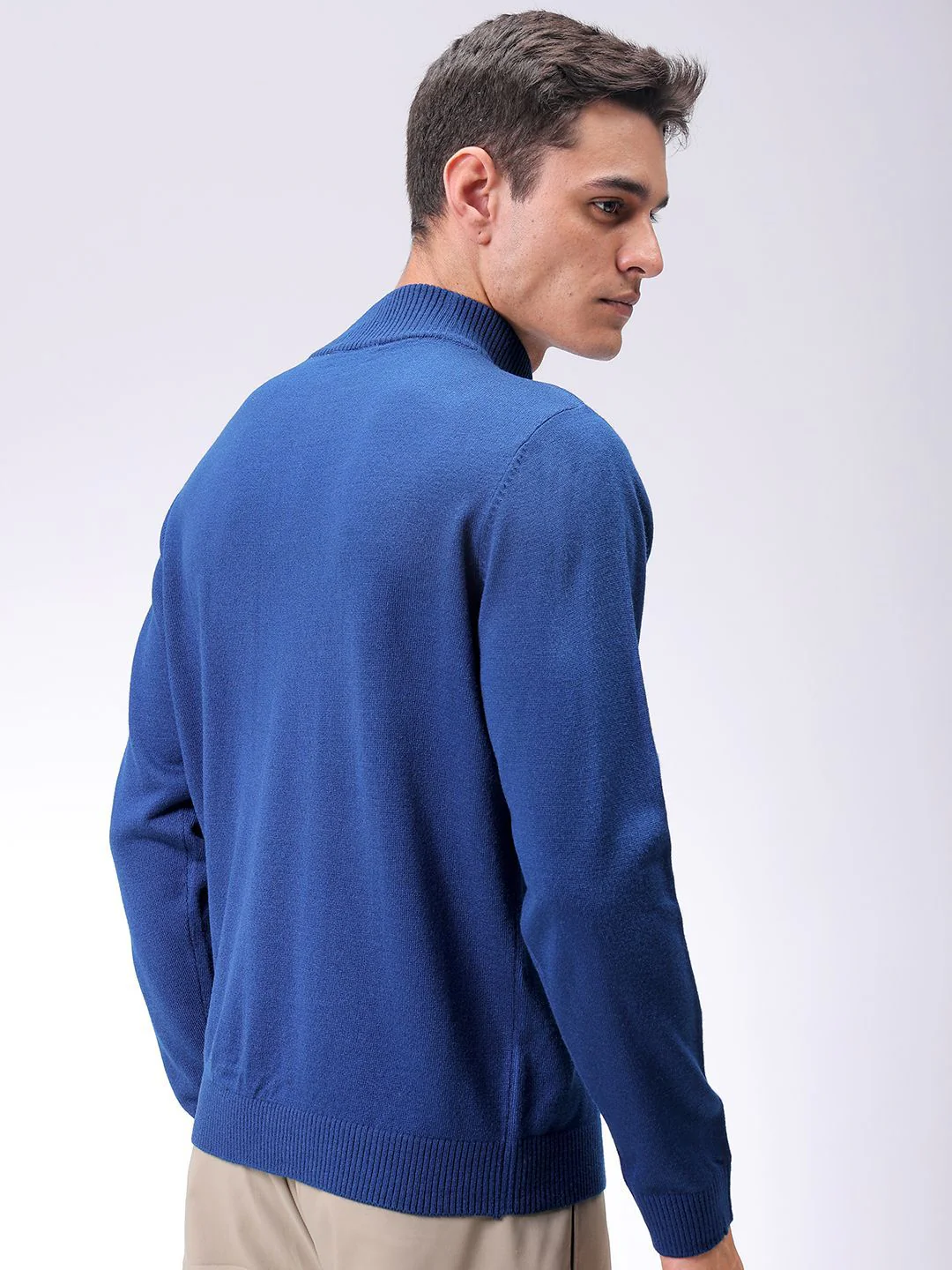 The Indian Garage Co Men Mock Collar Sweaters - Image 6