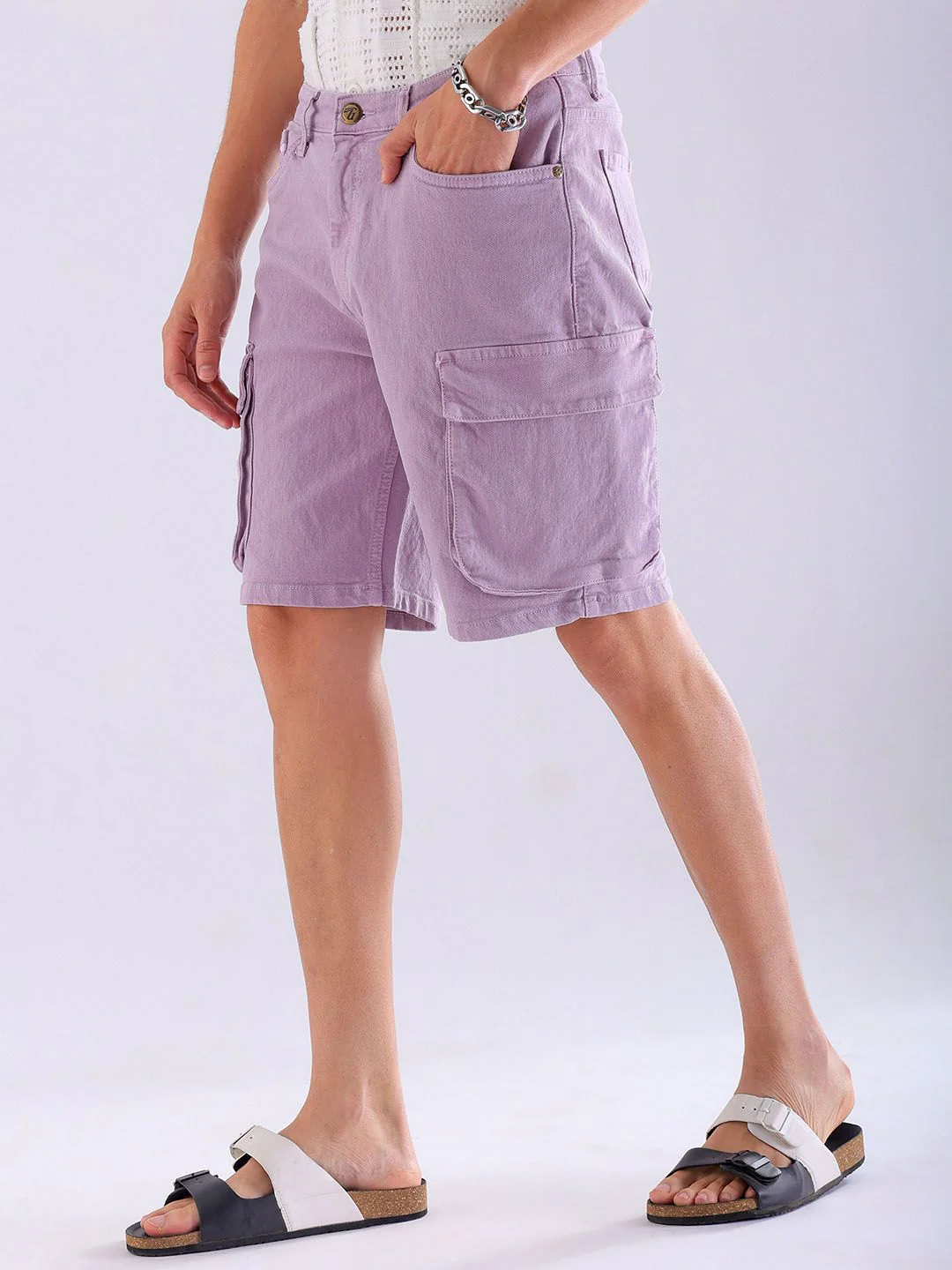 The Indian Garage Co Men Outdoor Cargo Shorts - Image 3