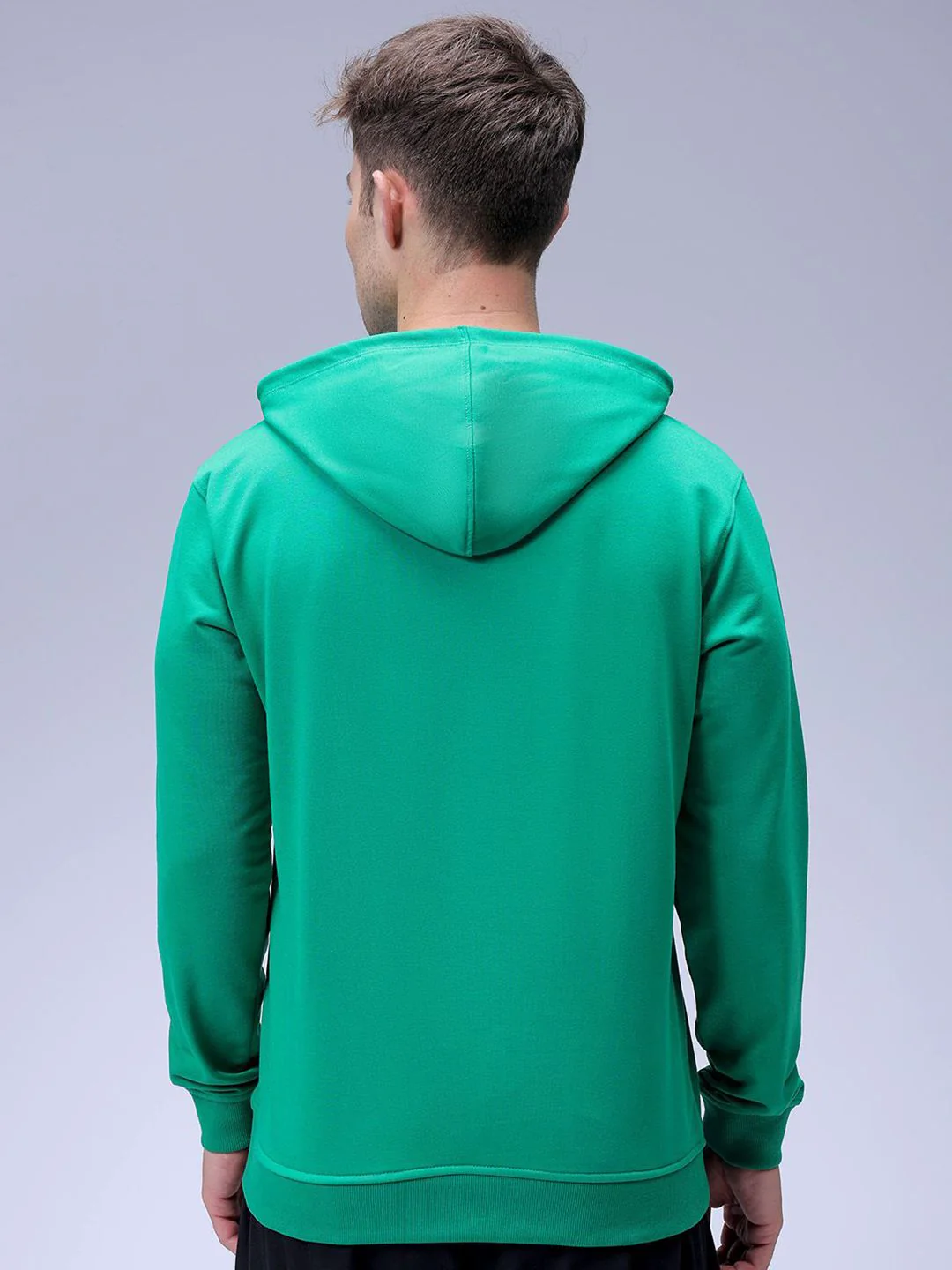 The Indian Garage Co Men Oversized Batman Printed Overhead Hooded Sweatshirt - Image 4
