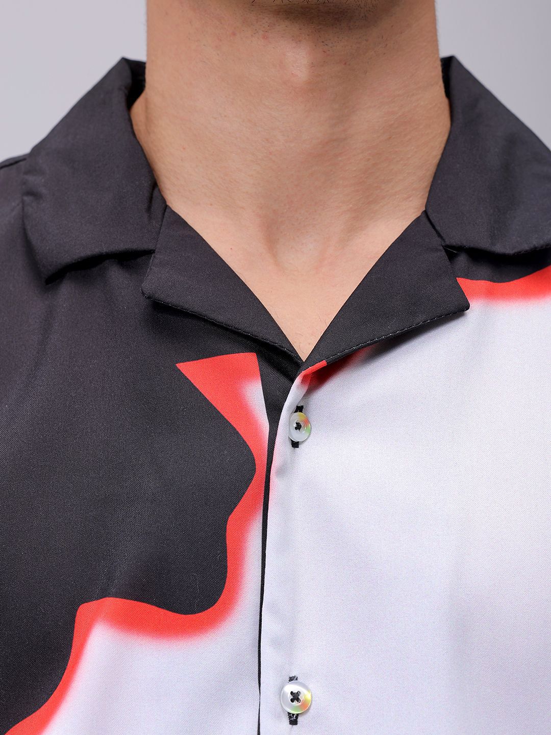 The Indian Garage Co Men Oversized Graphic Printed Resortwear Shirt - Image 3