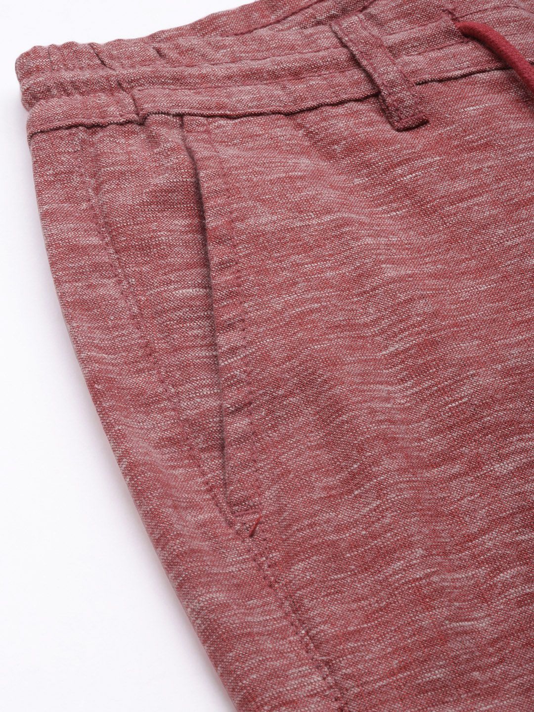 The Indian Garage Co Men Pink Joggers Trousers - Image 6