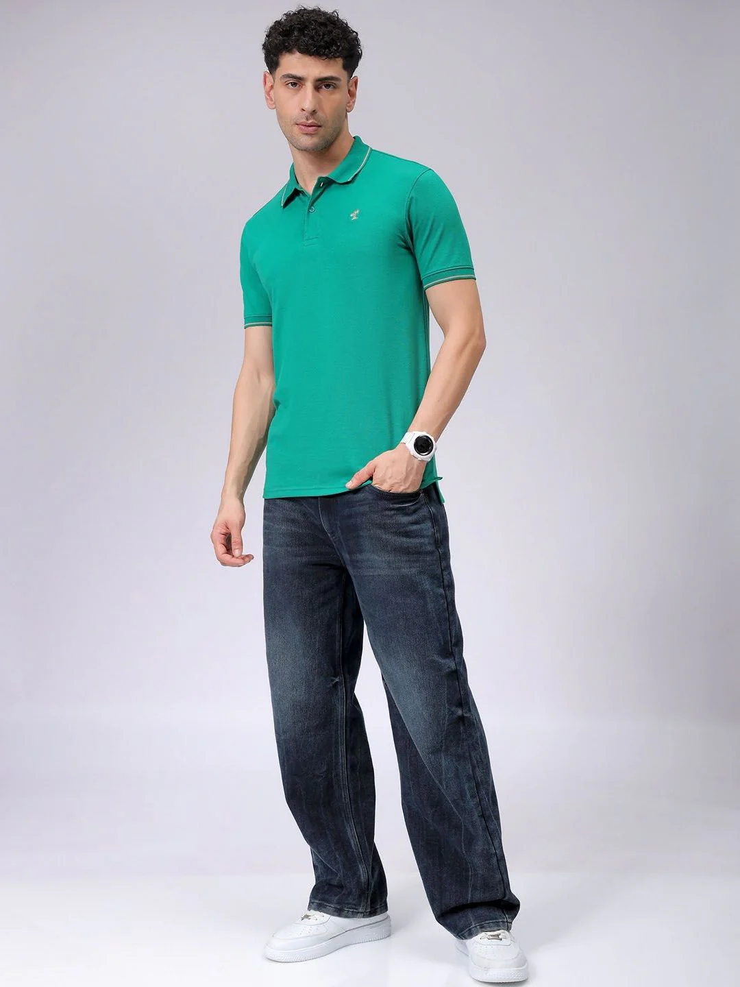 The Indian Garage Co Men Polo Collar T-shirt - Image 4