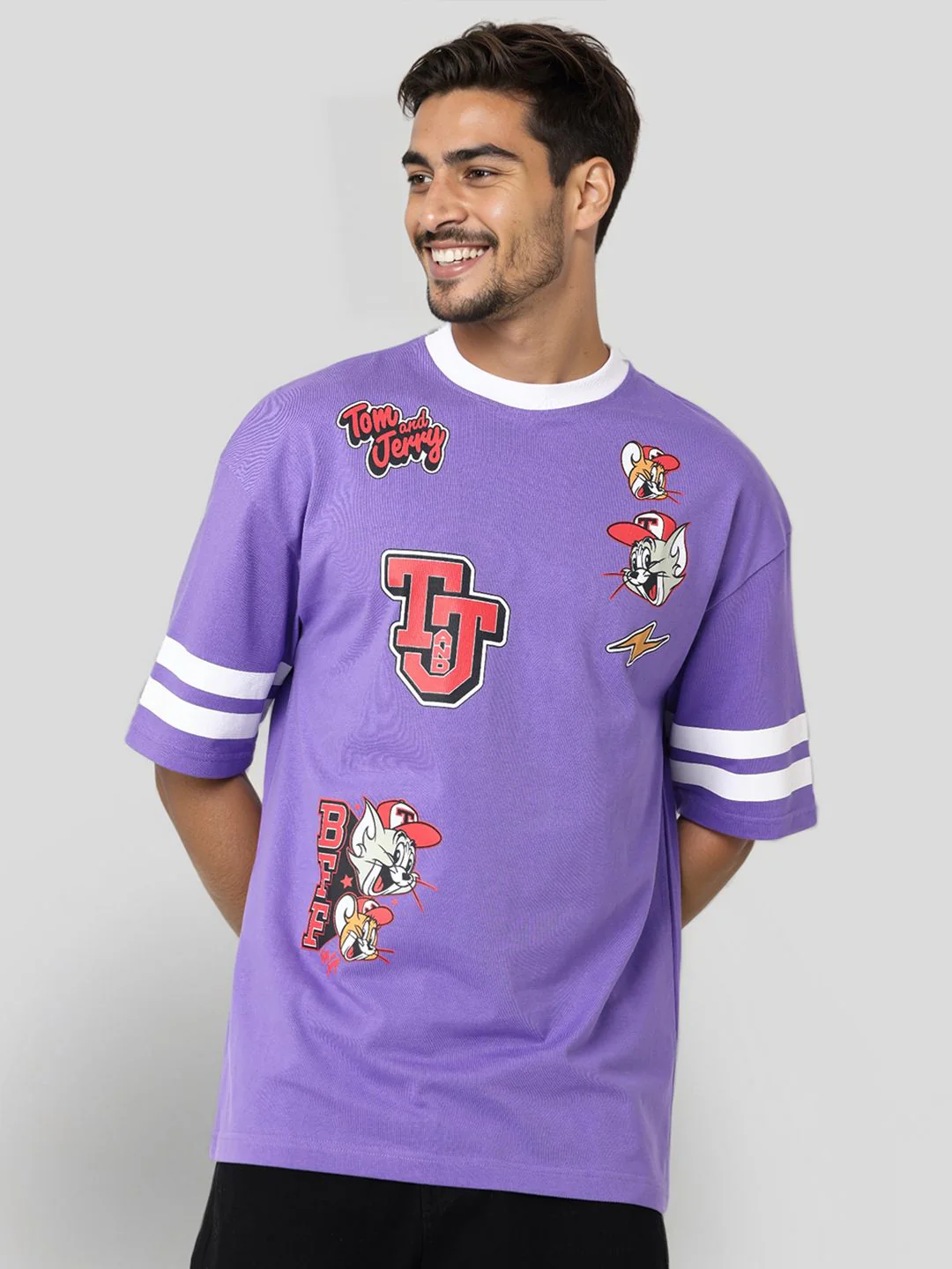 The Indian Garage Co Men Printed Applique T-shirt - Image 3
