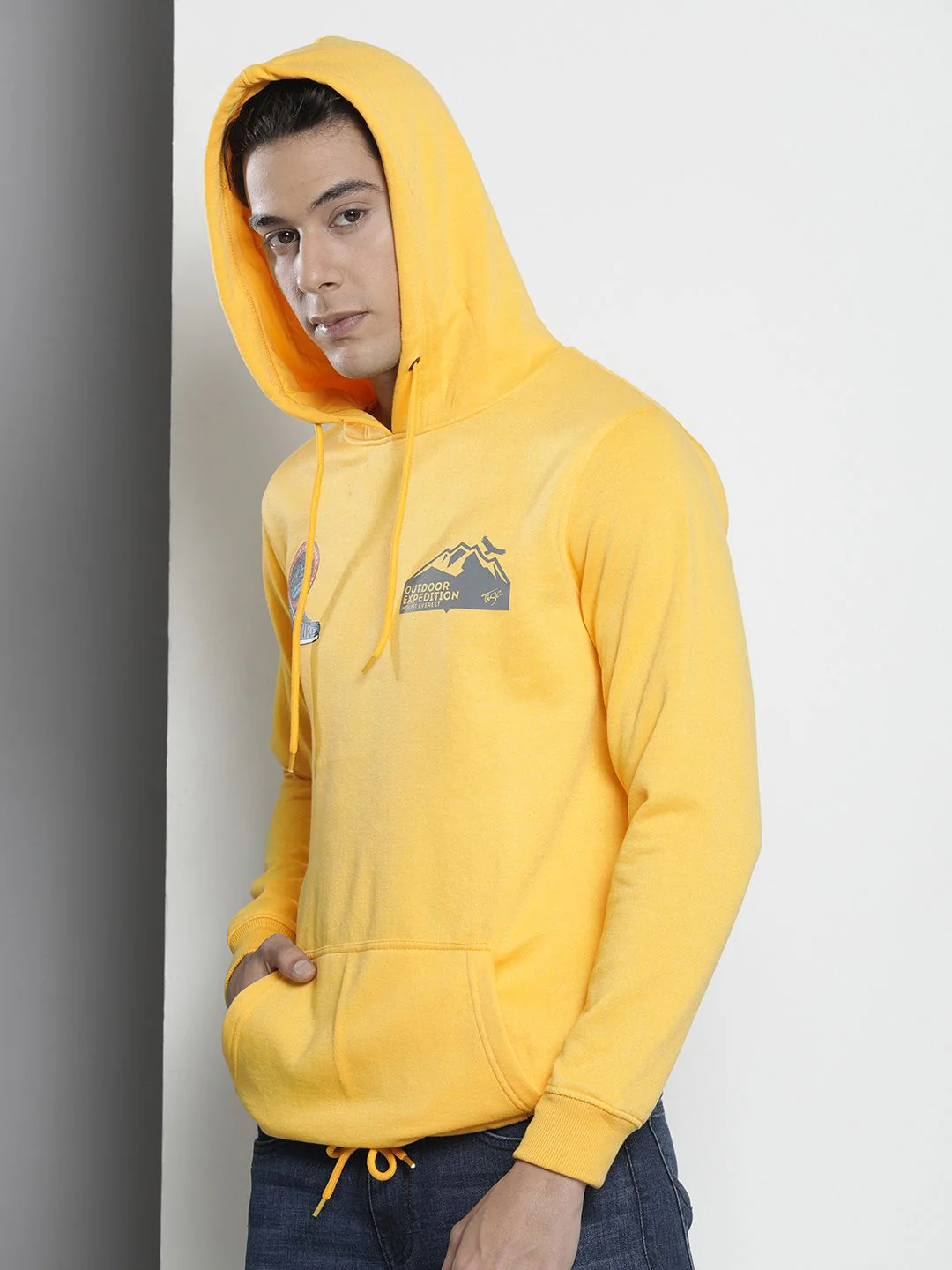 The Indian Garage Co Men Printed Hooded Sweatshirt - Image 5
