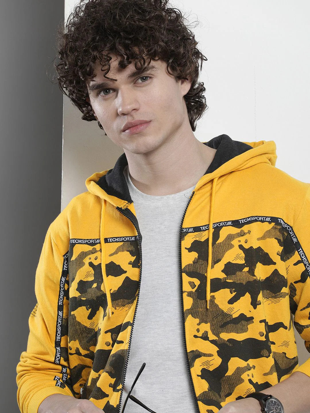 The Indian Garage Co Men Printed Hooded Sweatshirt - Image 2