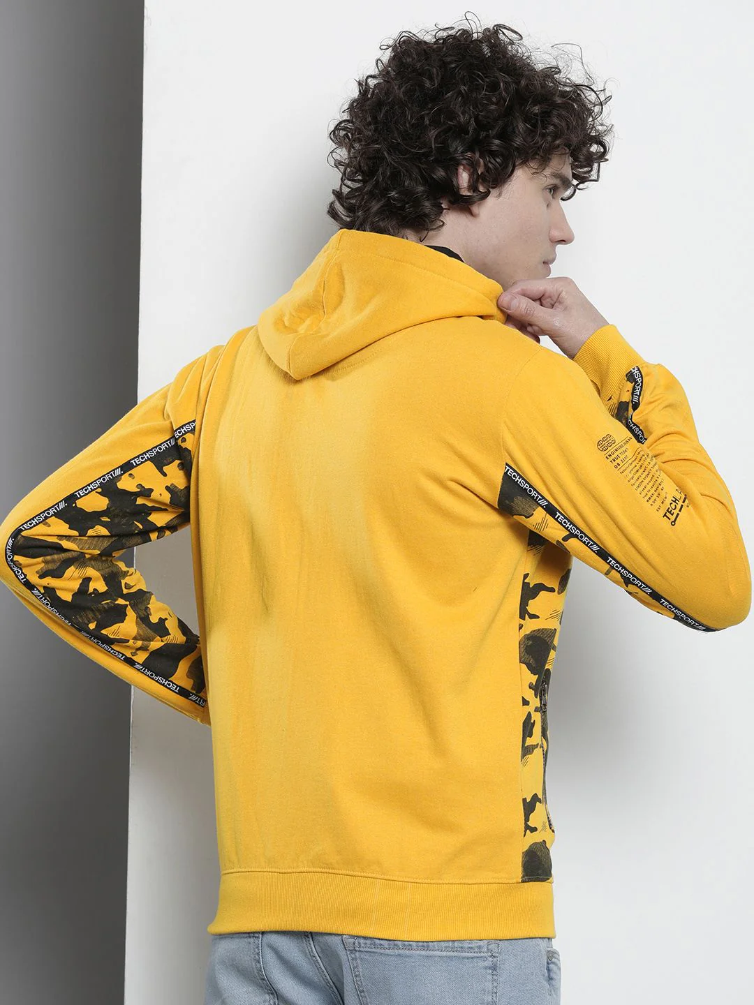 The Indian Garage Co Men Printed Hooded Sweatshirt - Image 4