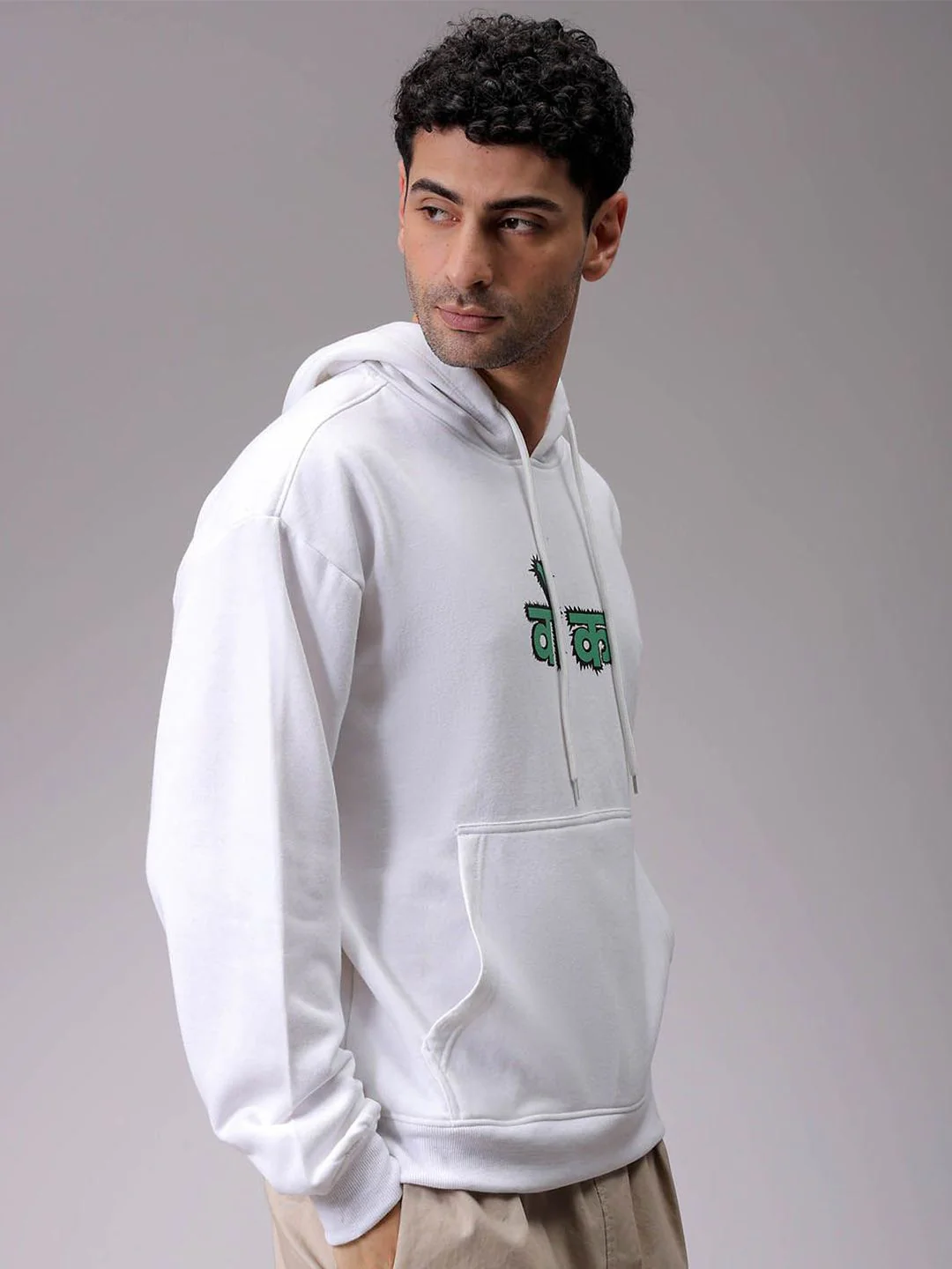 The Indian Garage Co Men Printed Hooded Sweatshirt - Image 4