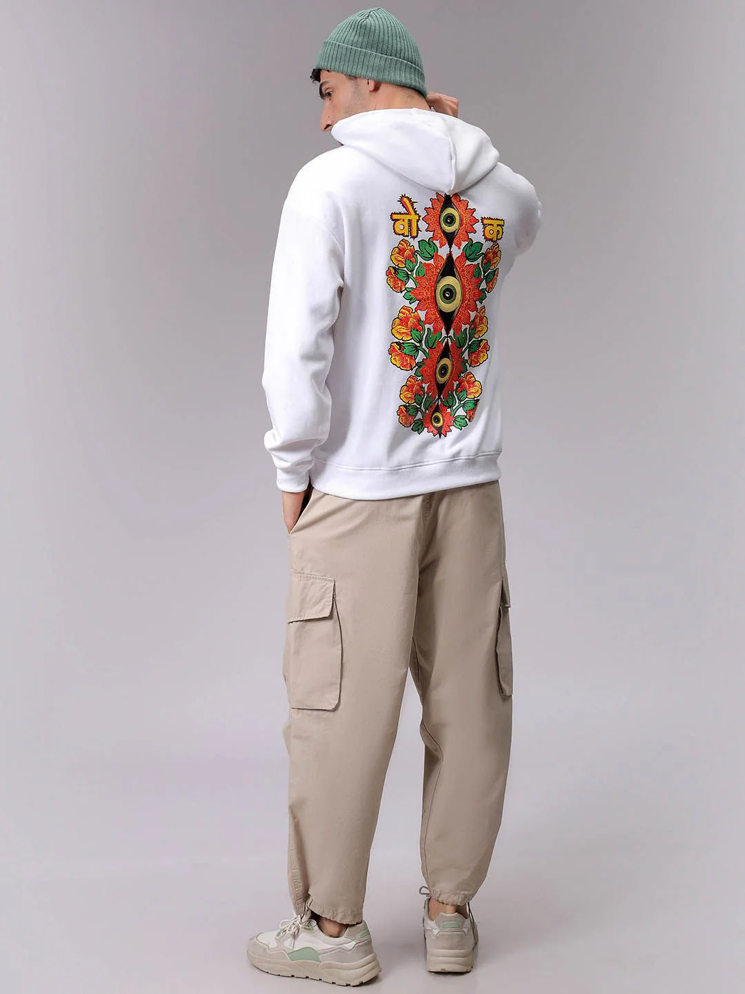 The Indian Garage Co Men Printed Hooded Sweatshirt - Image 7