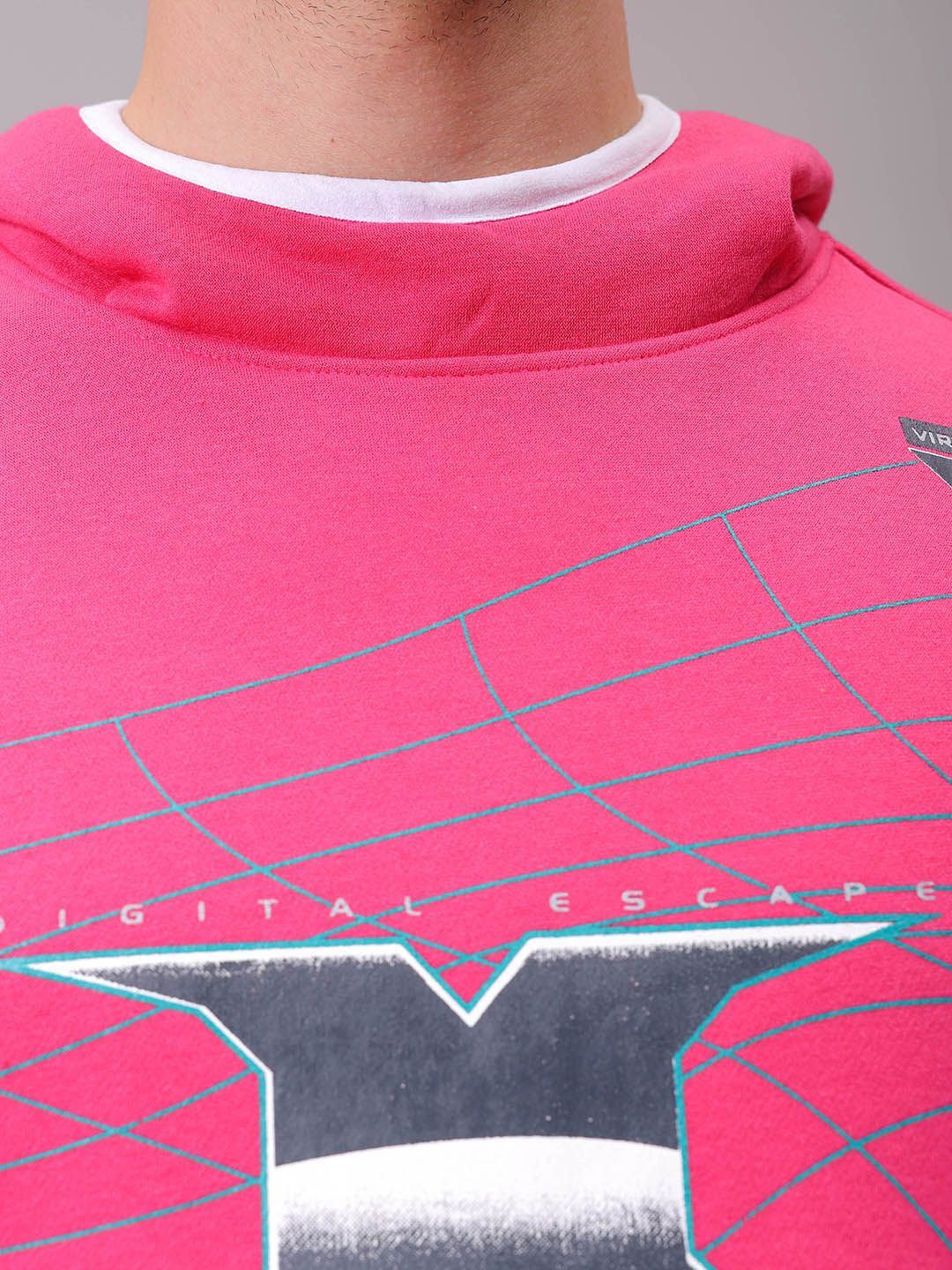 The Indian Garage Co Men Printed Hooded Sweatshirt - Image 3