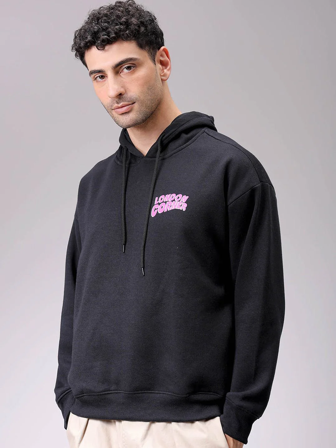 The Indian Garage Co Men Printed Hooded Sweatshirt - Image 3