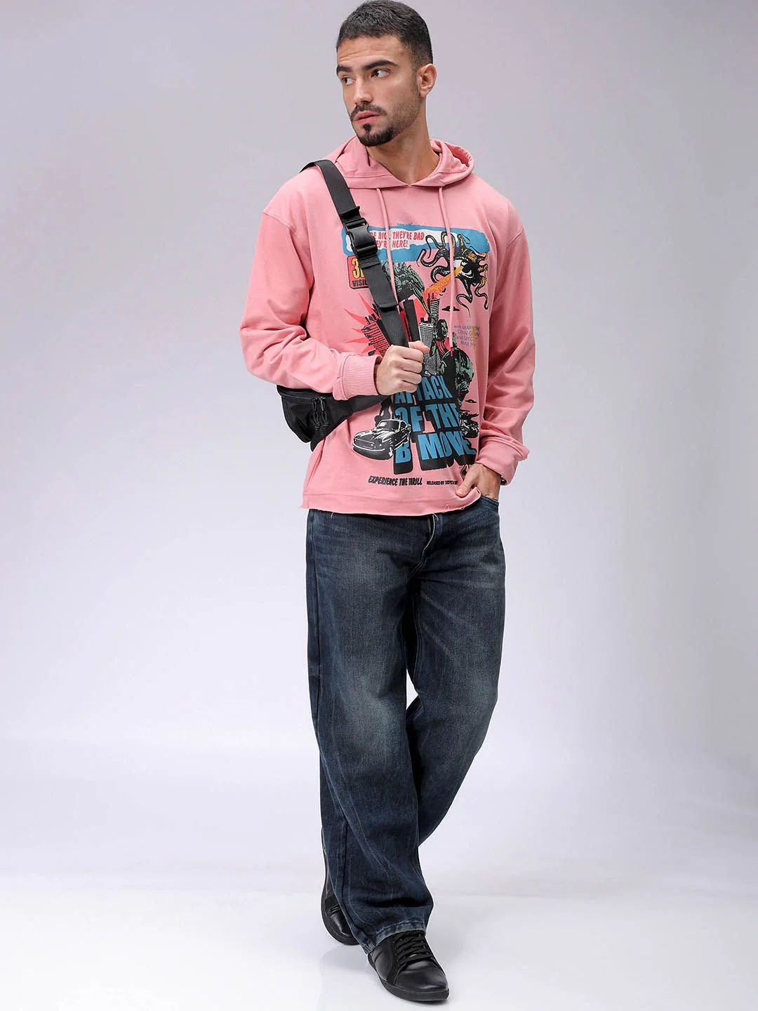 The Indian Garage Co Men Printed Hooded Sweatshirt - Image 6