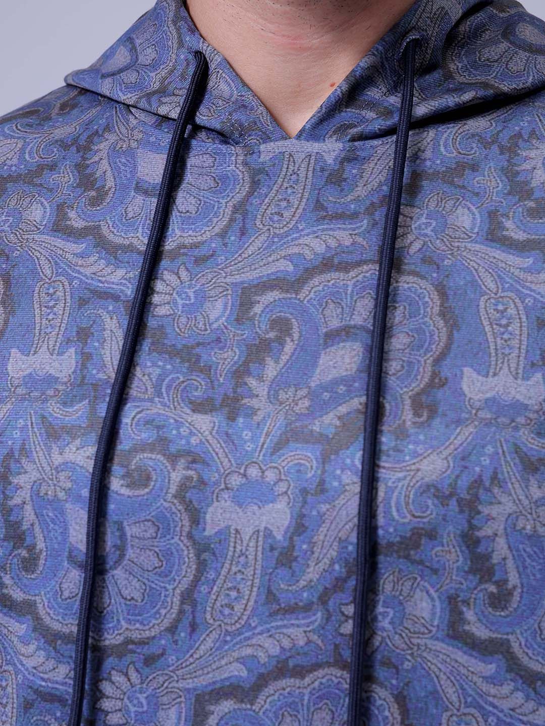 The Indian Garage Co Men Printed Hooded Sweatshirt - Image 2