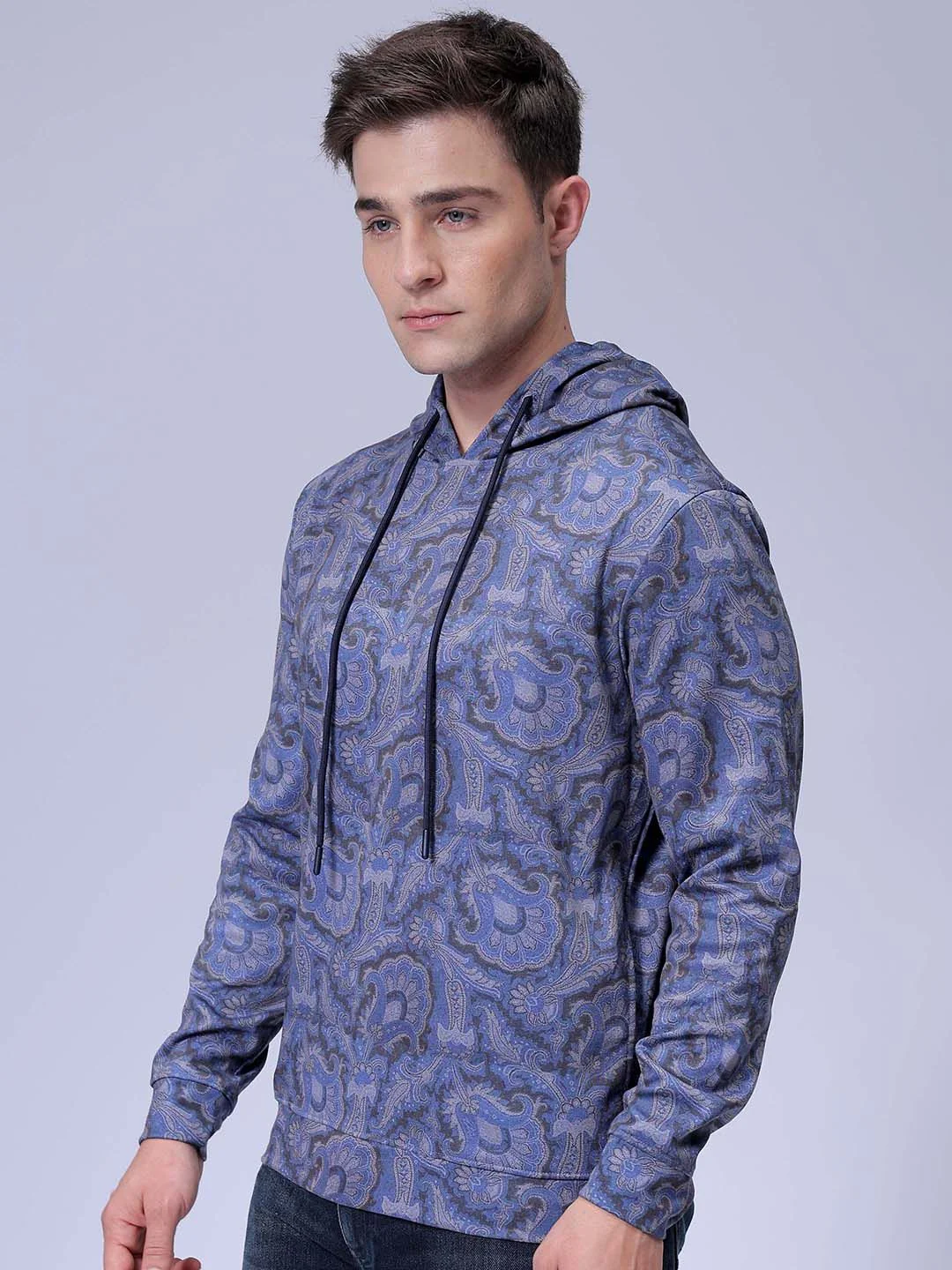 The Indian Garage Co Men Printed Hooded Sweatshirt - Image 4