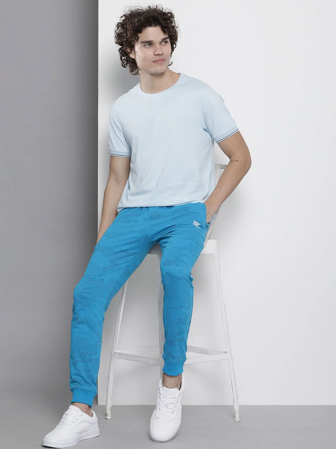 The Indian Garage Co Men Printed Slim Fit Joggers - Image 5