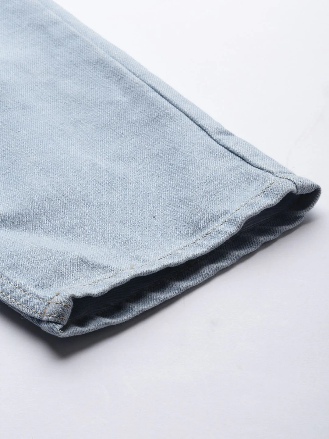 The Indian Garage Co Men Pure Cotton Dad Fit Highly Distressed Jeans - Image 7
