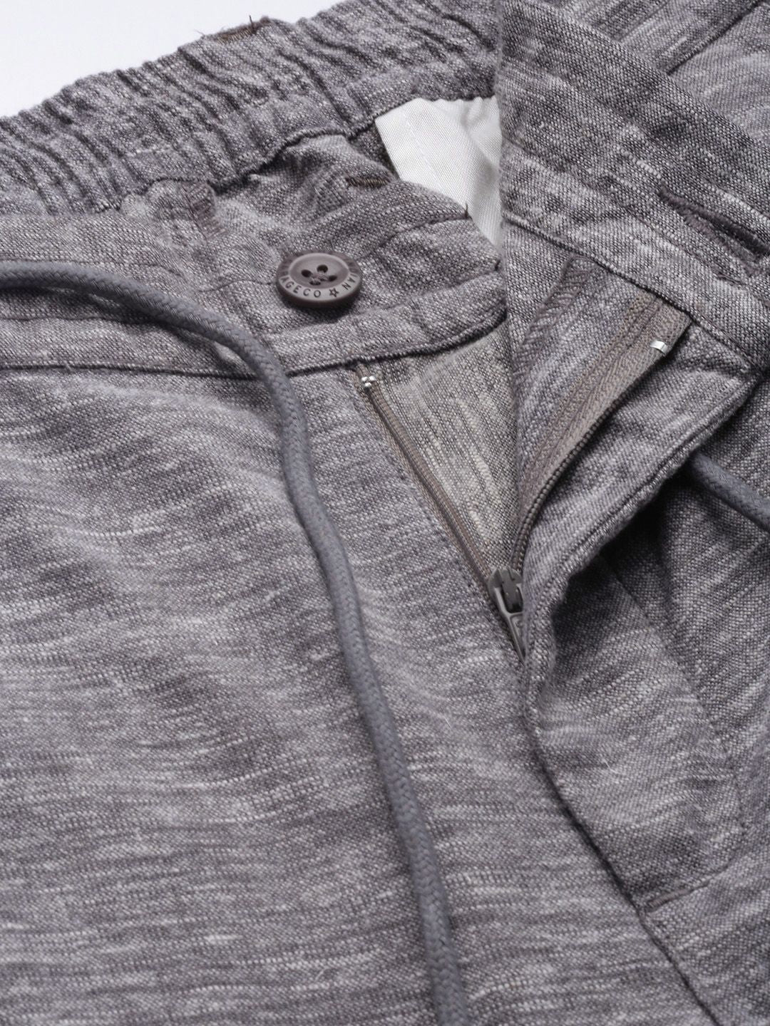 The Indian Garage Co Men Pure Cotton Joggers Trousers - Image 4