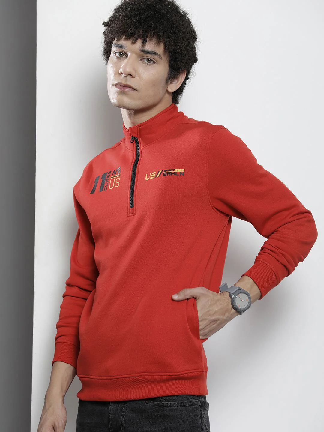 The Indian Garage Co Men Red Sweatshirt - Image 3