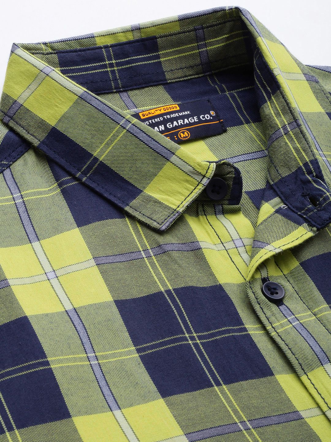 The Indian Garage Co Men Regular Fit Checked Casual Shirt - Image 2