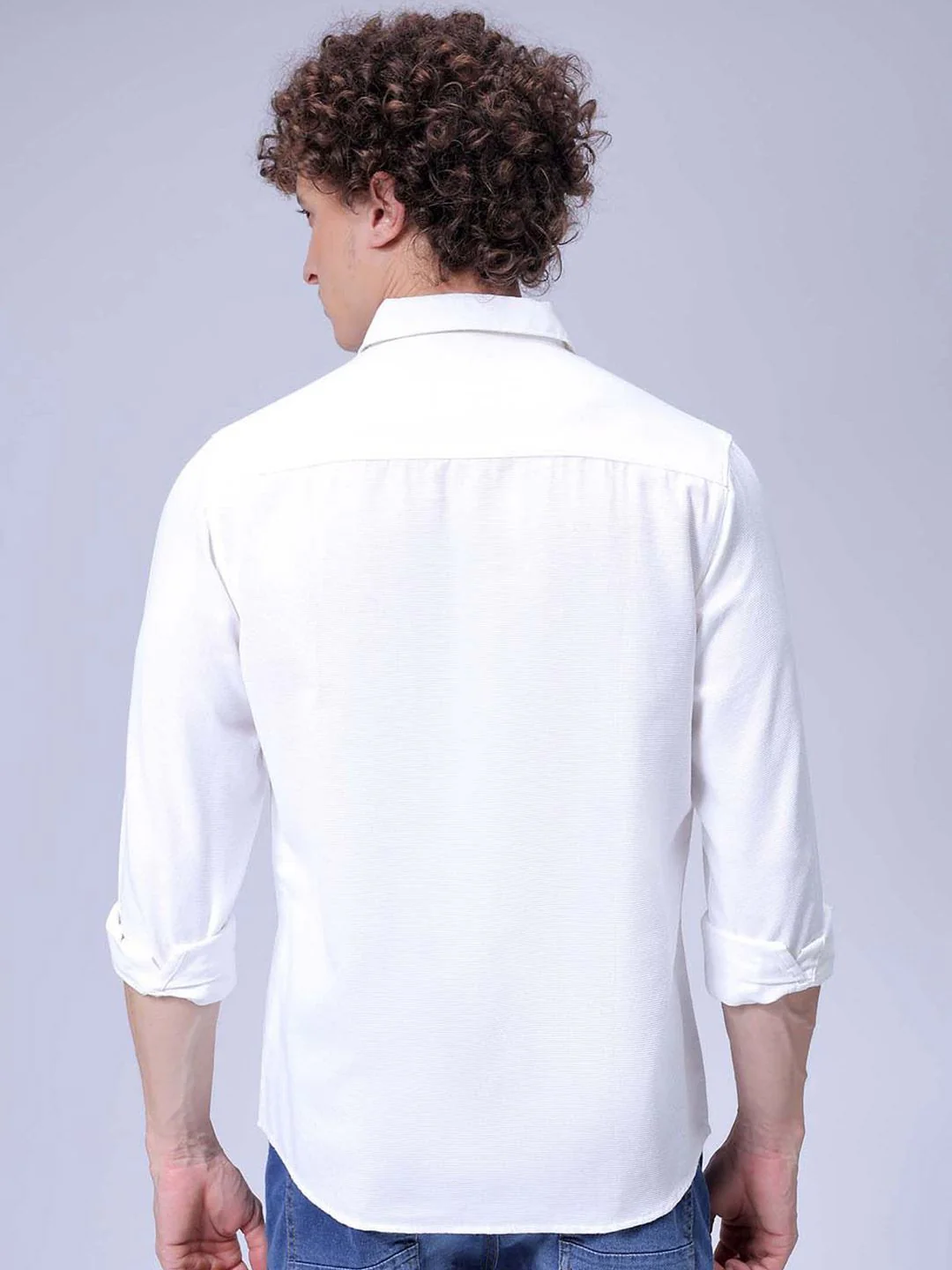 The Indian Garage Co Men Regular Fit Solid Resortwear Shirt - Image 4