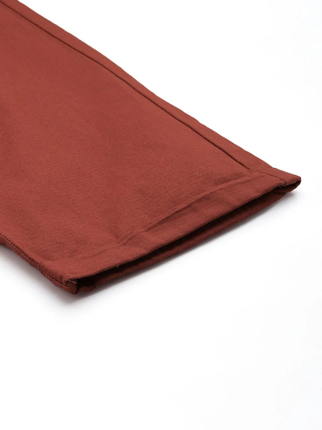 The Indian Garage Co Men Relaxed Fit Pure Cotton Chinos Trousers - Image 7