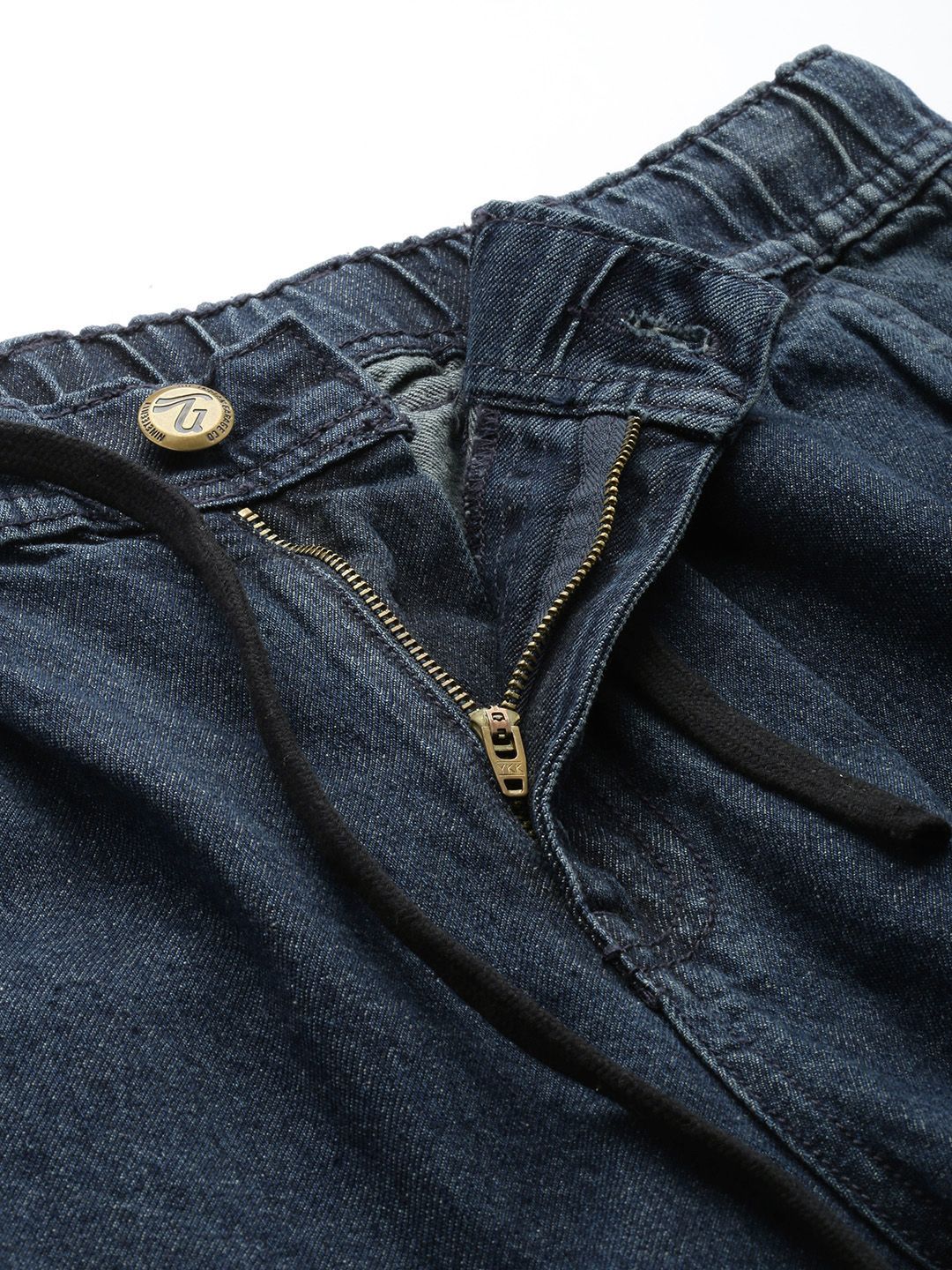 The Indian Garage Co Men Relaxed Fit Pure Cotton Jeans - Image 4