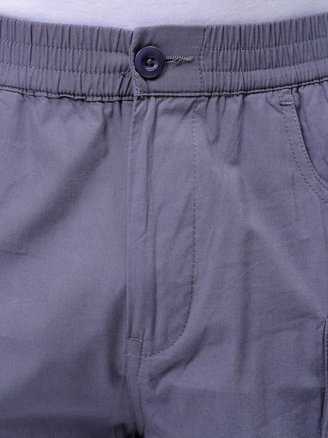 The Indian Garage Co Men Relaxed Fit Pure Cotton Utility Cargo Shorts - Image 6
