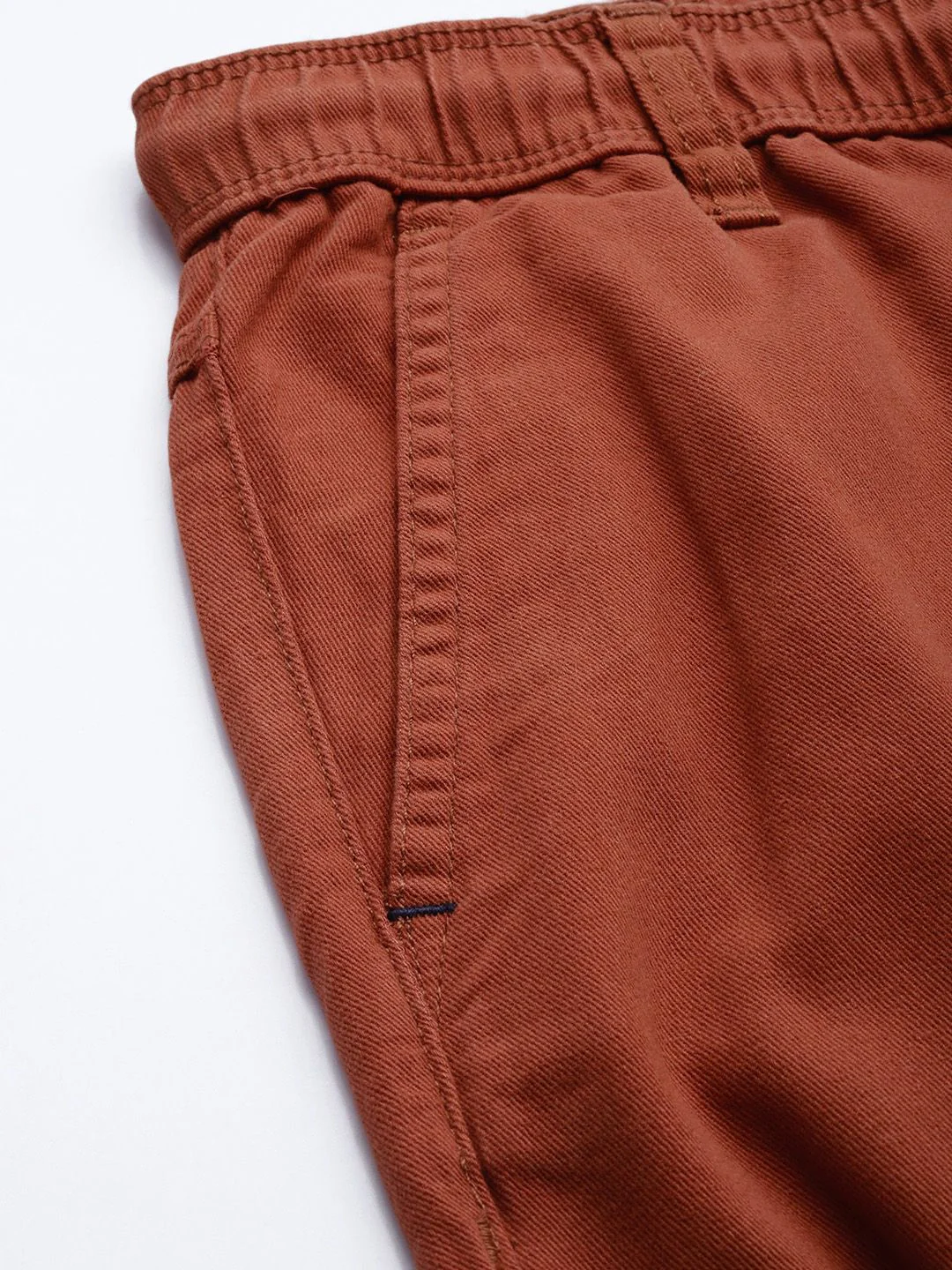 The Indian Garage Co Men Rust Joggers Trousers - Image 6