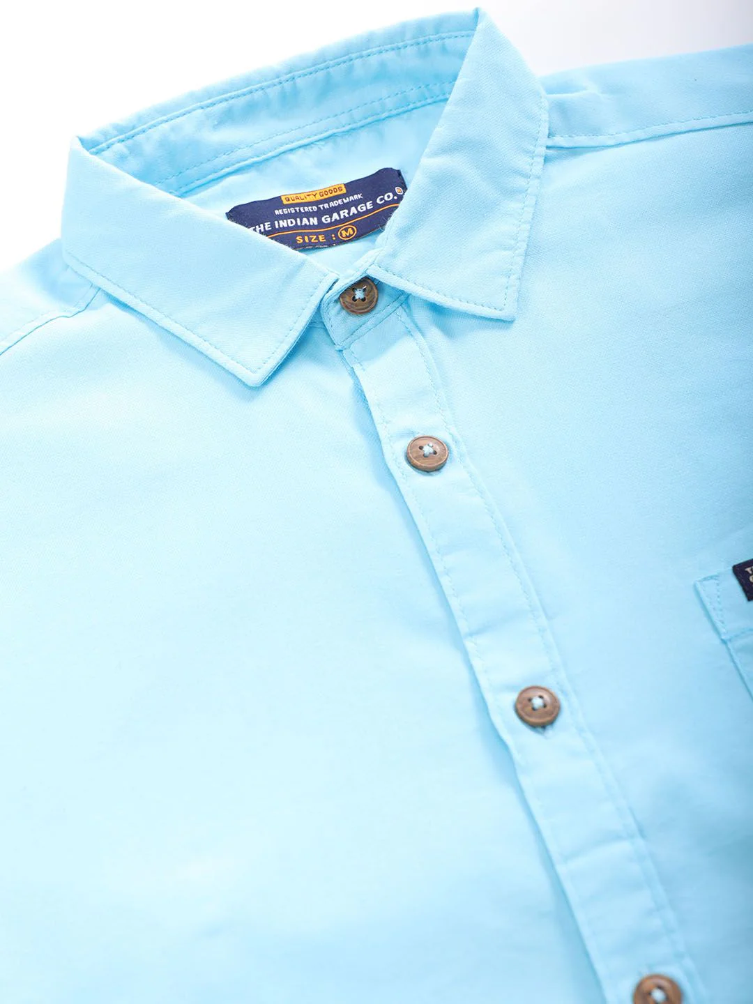 The Indian Garage Co Men Slim Fit Back Printed Casual Shirt - Image 3