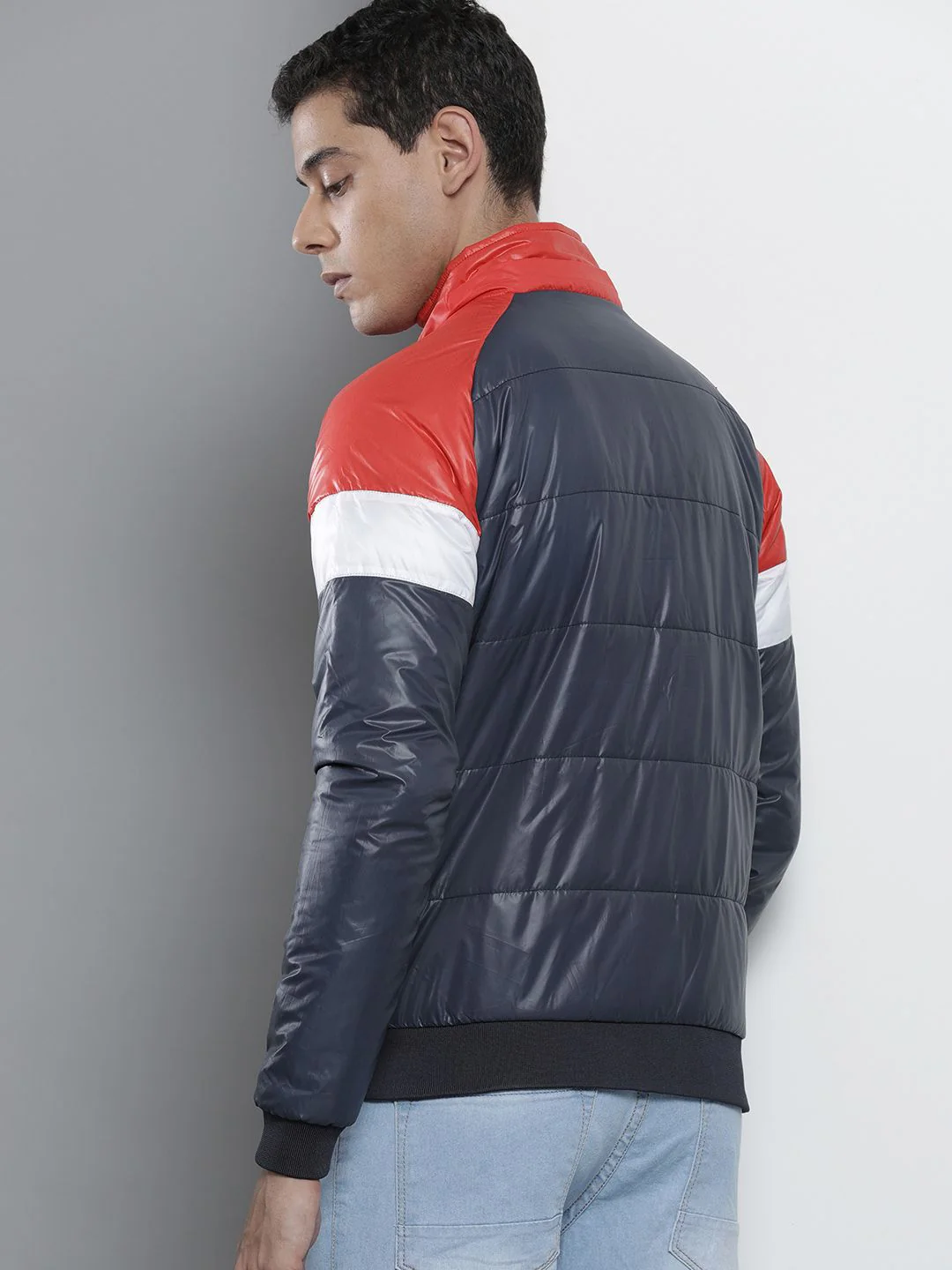 The Indian Garage Co Men Slim Fit Biker Jacket with Detachable Hood - Image 5