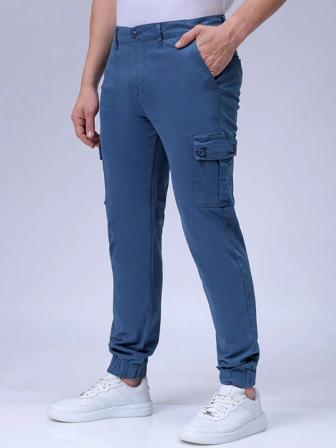 The Indian Garage Co Men Slim Fit Cargo - Image 3