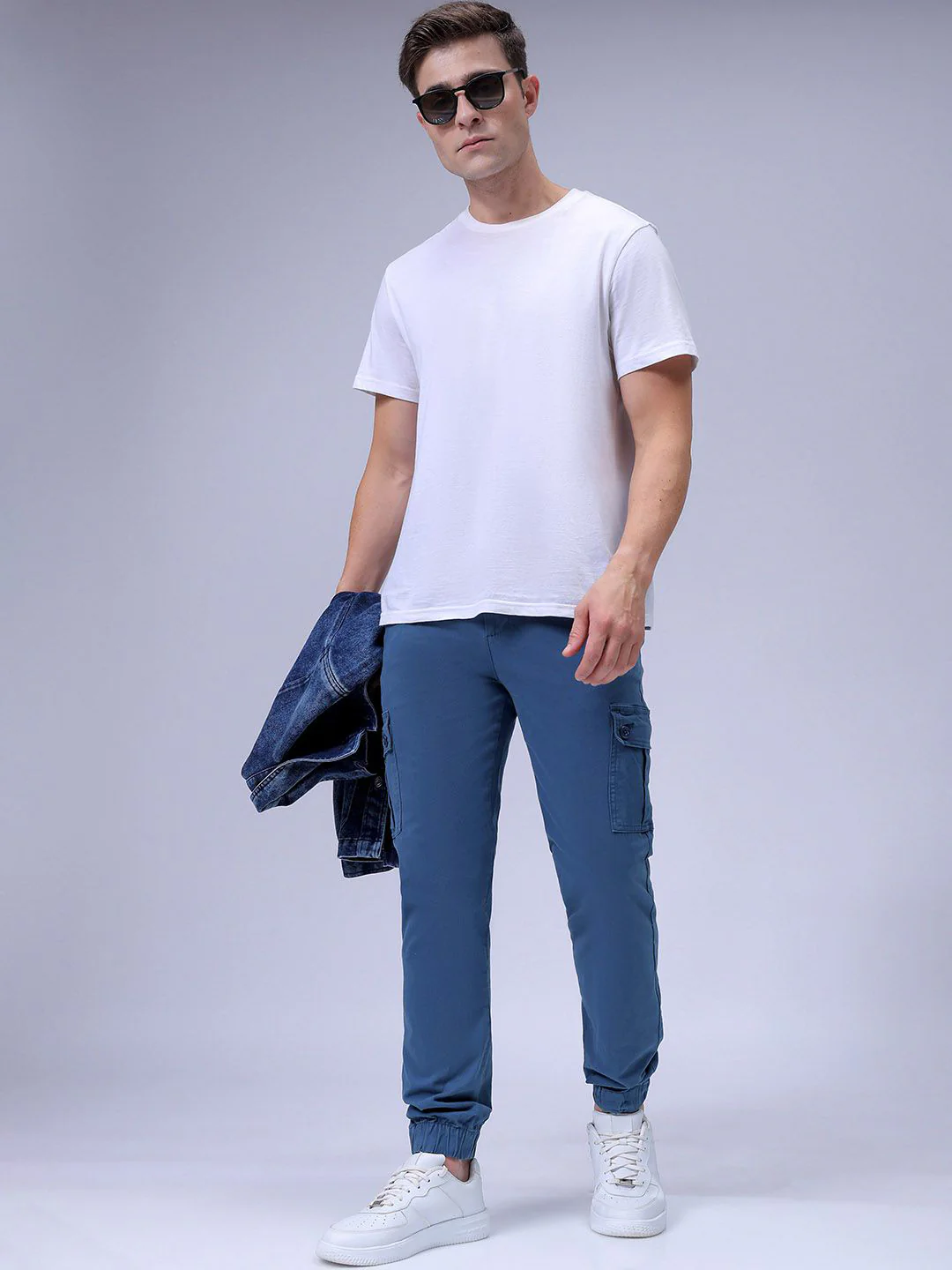 The Indian Garage Co Men Slim Fit Cargo - Image 5