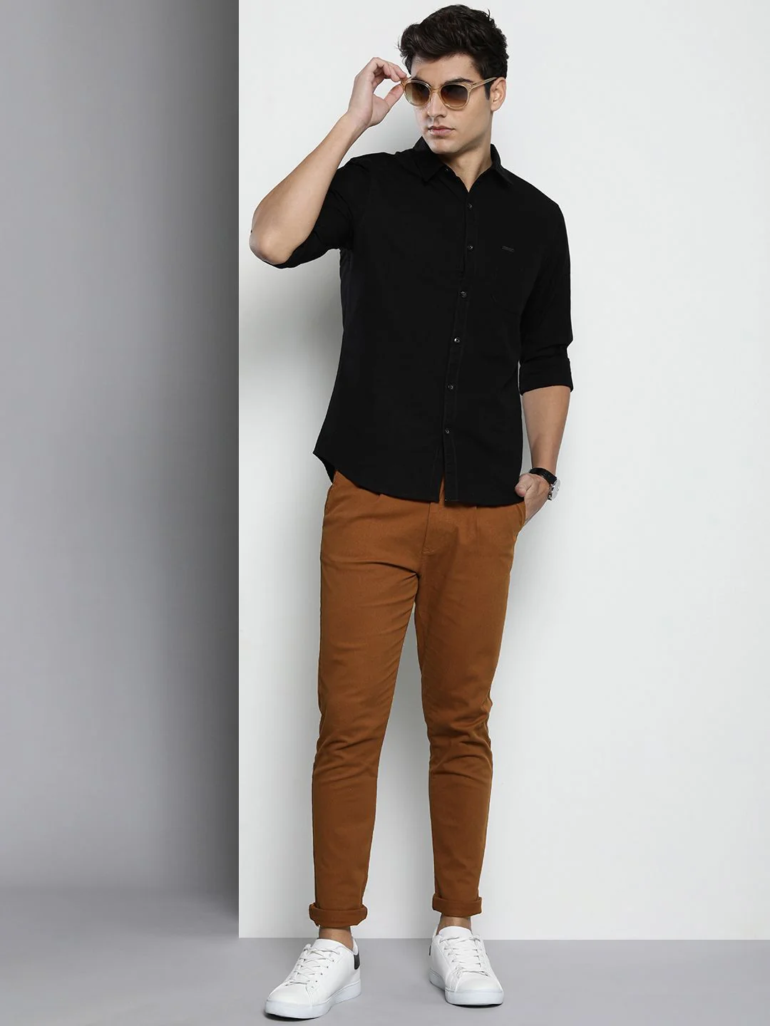 The Indian Garage Co Men Slim Fit Chinos - Image 5