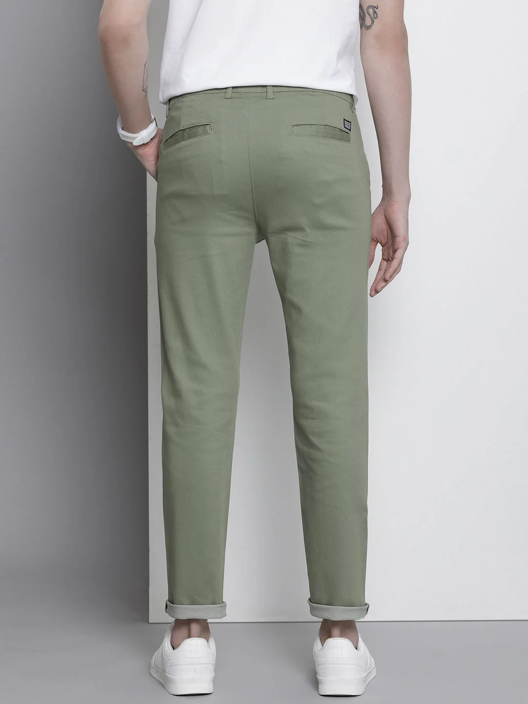 The Indian Garage Co Men Slim Fit Chinos - Image 3