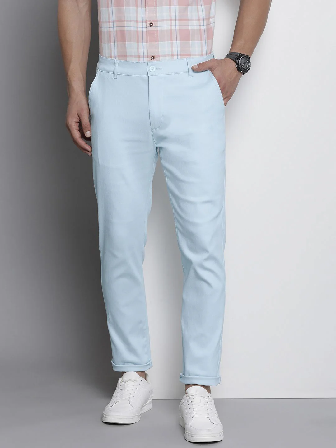 The Indian Garage Co Men Slim Fit Chinos - Image 2