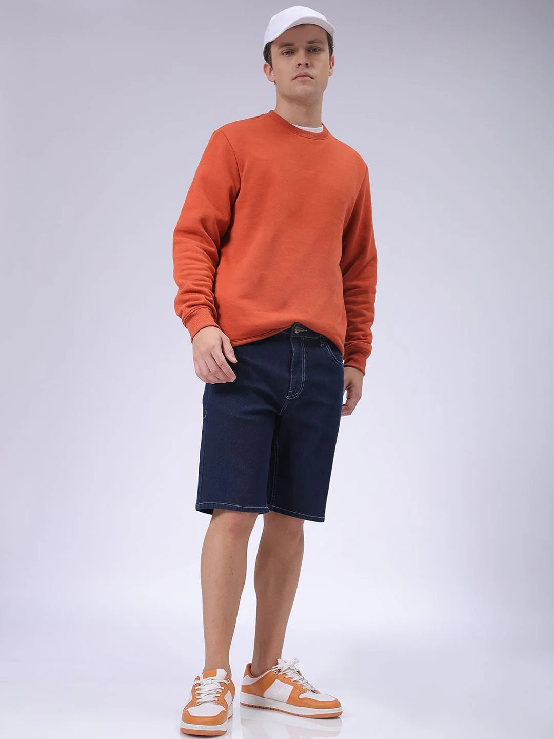 The Indian Garage Co Men Slim Fit Denim Shorts - Image 4