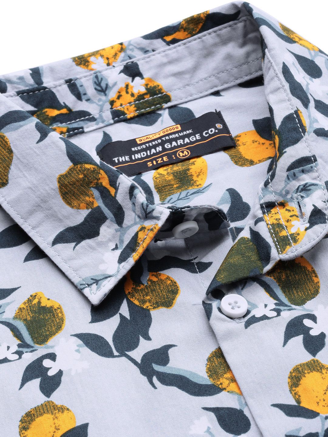 The Indian Garage Co Men Slim Fit Floral Printed Resortwear Shirt - Image 2